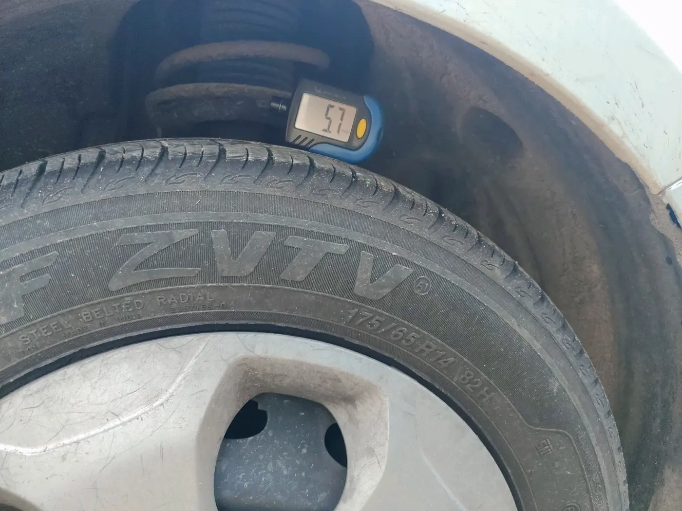 2023 Tata TIGOR XZ CNG, CNG, Manual, 84,152 km, tyre