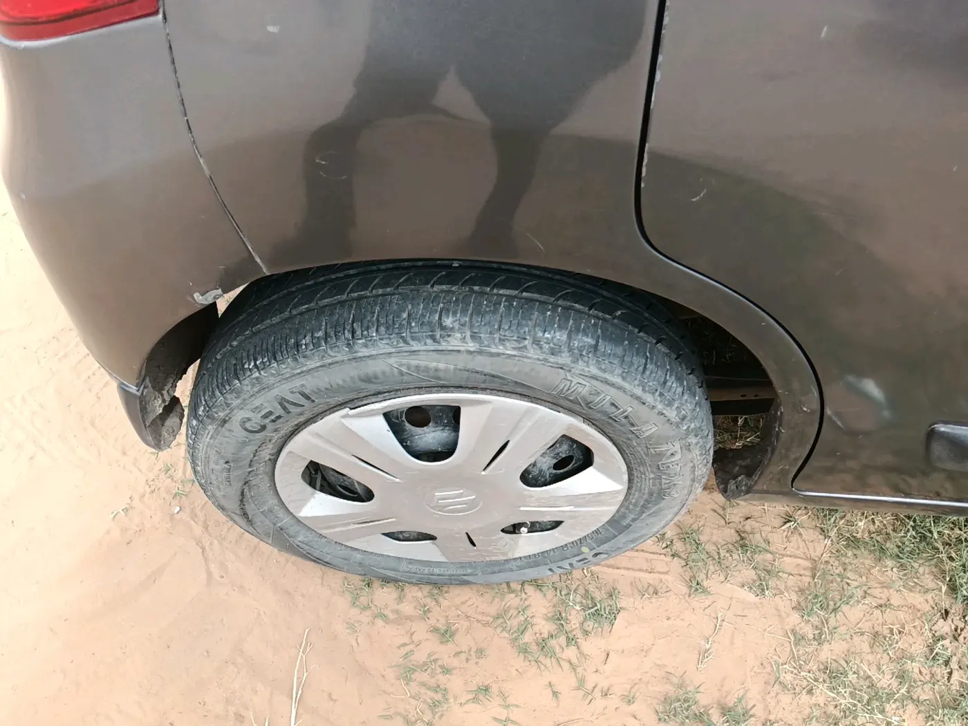 2017 Maruti Wagon R 1.0 VXI AMT, Petrol, Automatic, 76,159 km, tyre