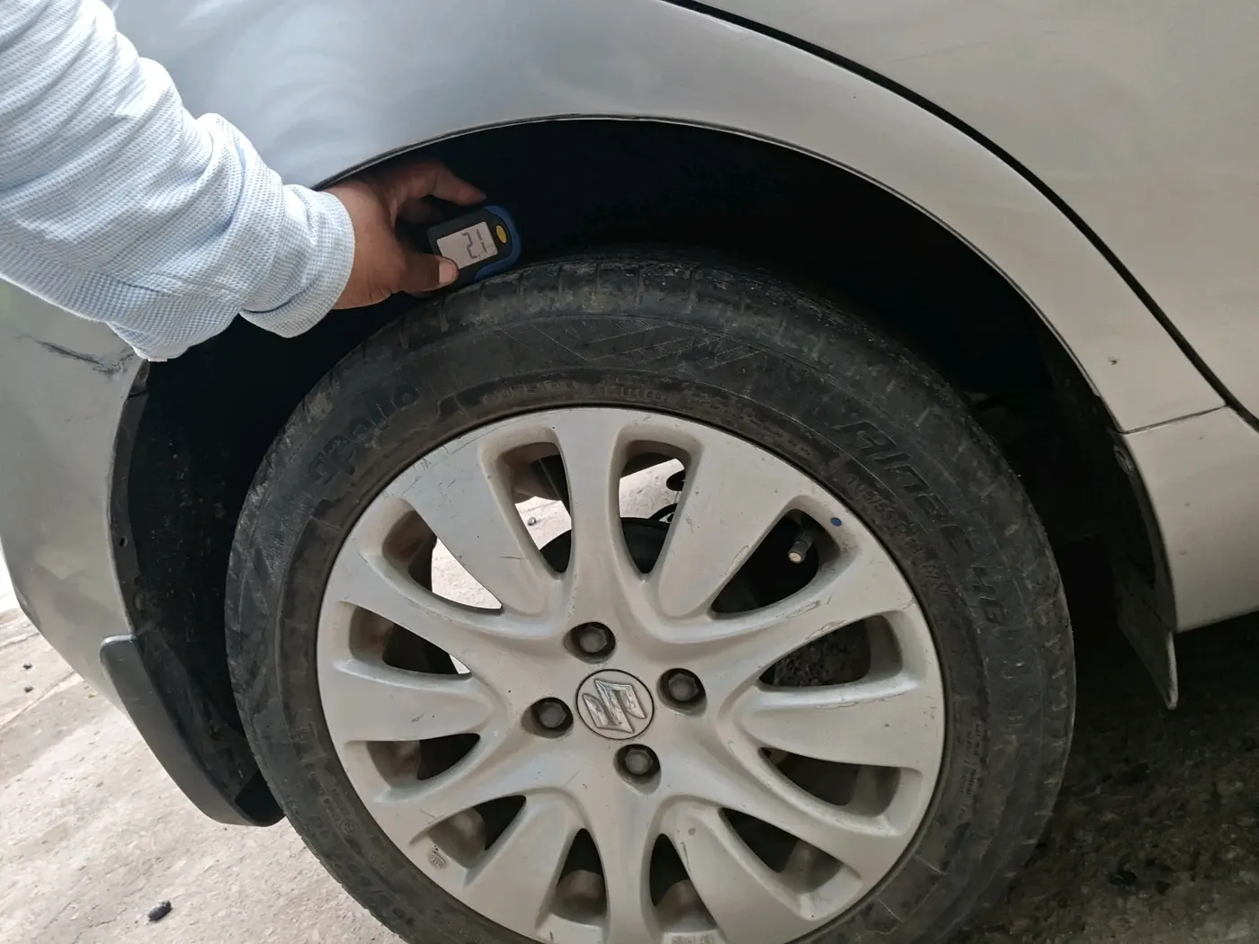 2016 Maruti Baleno ALPHA PETROL 1.2, Petrol, Manual, 79,538 km, tyre