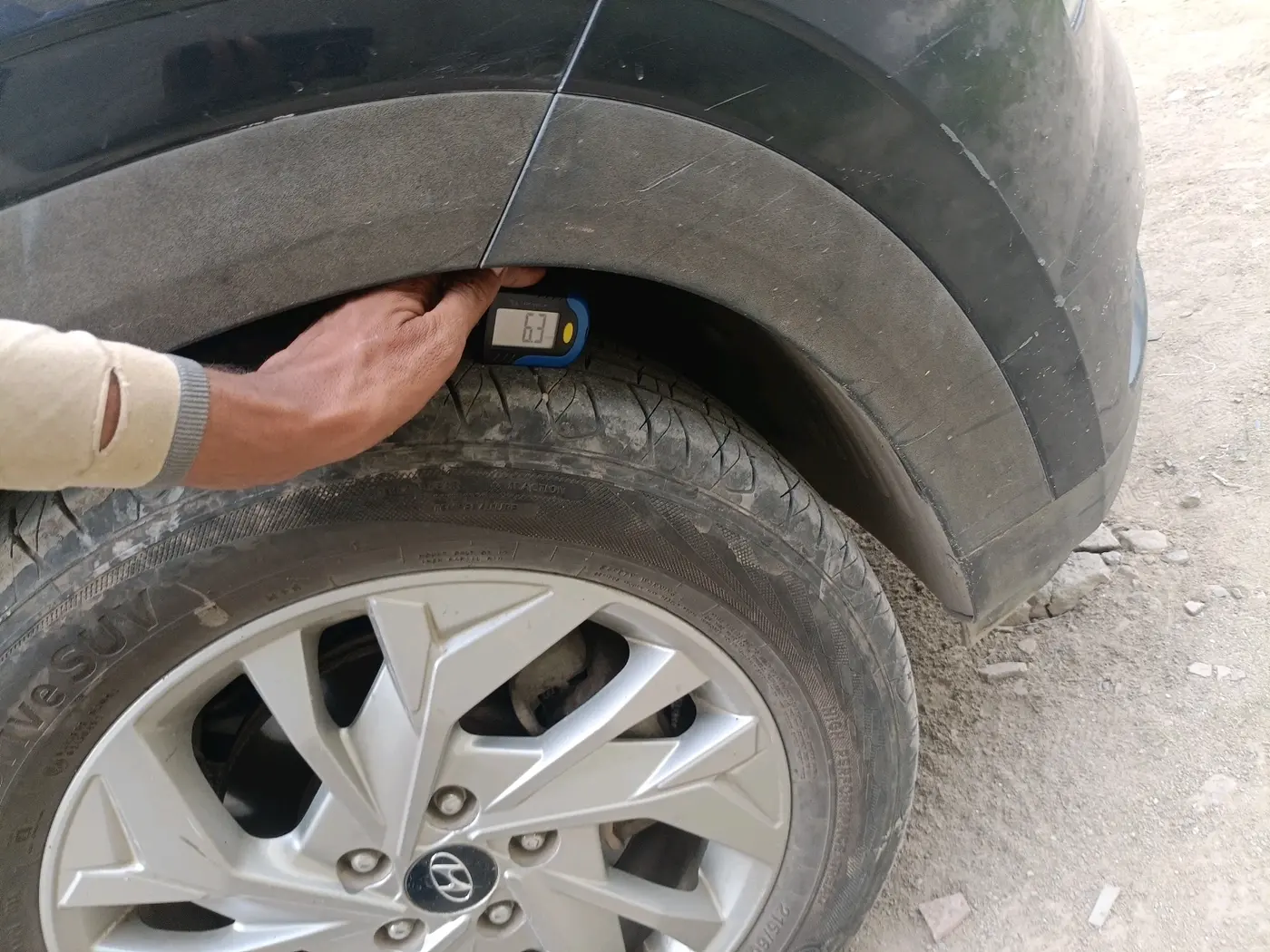 2021 Hyundai Creta SX 1.5 DIESEL, Diesel, Manual, 76,936 km, tyre