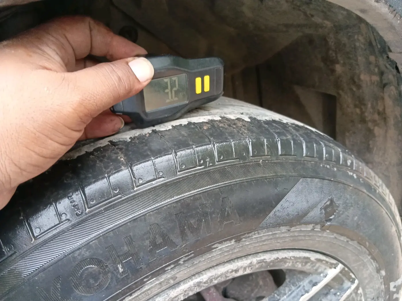 2021 Maruti Vitara Brezza LXI, CNG, Manual, 72,234 km, tyre