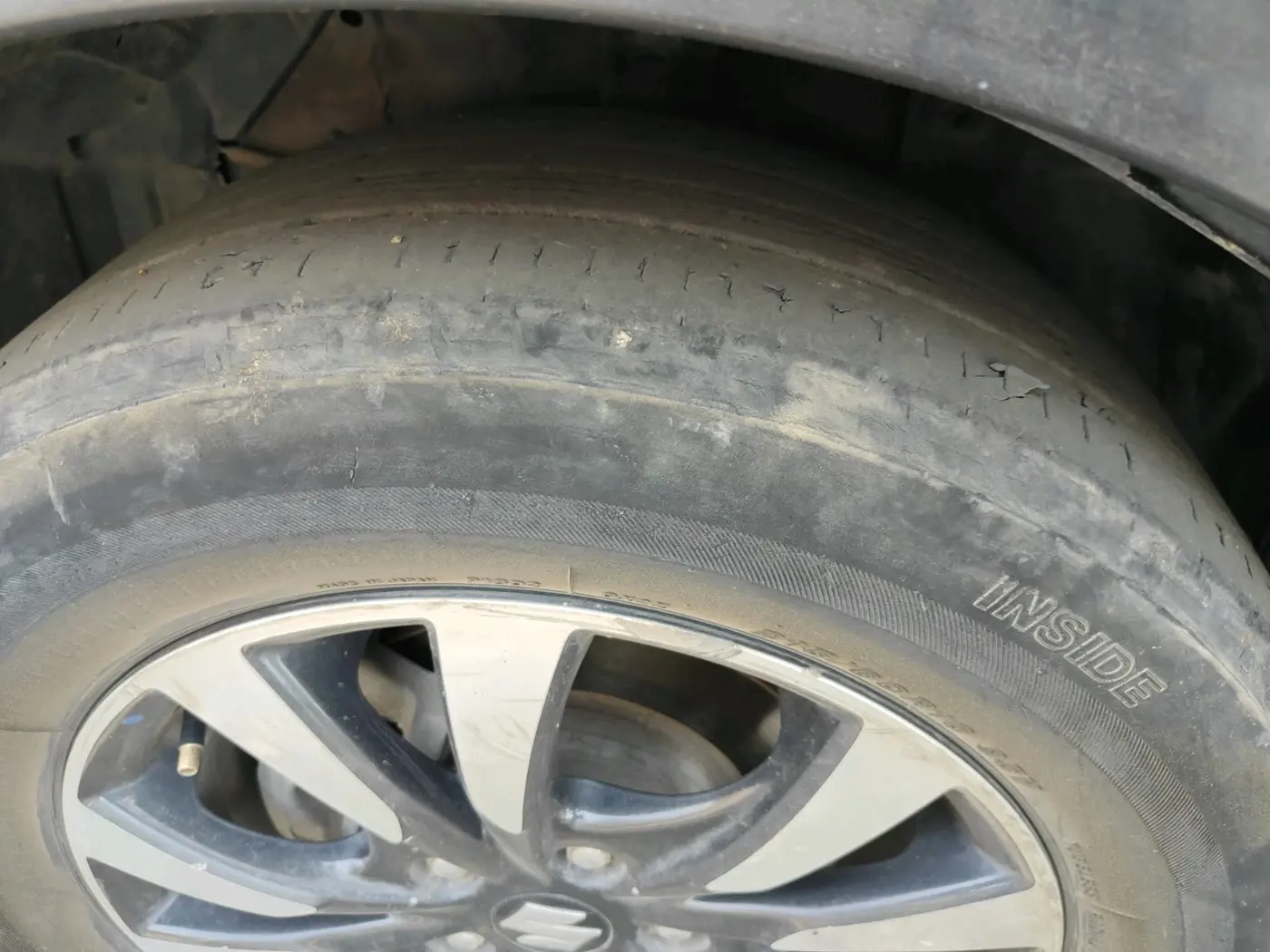 2018 Maruti S Cross ALPHA 1.3, Diesel, Manual, 1,07,679 km, tyre
