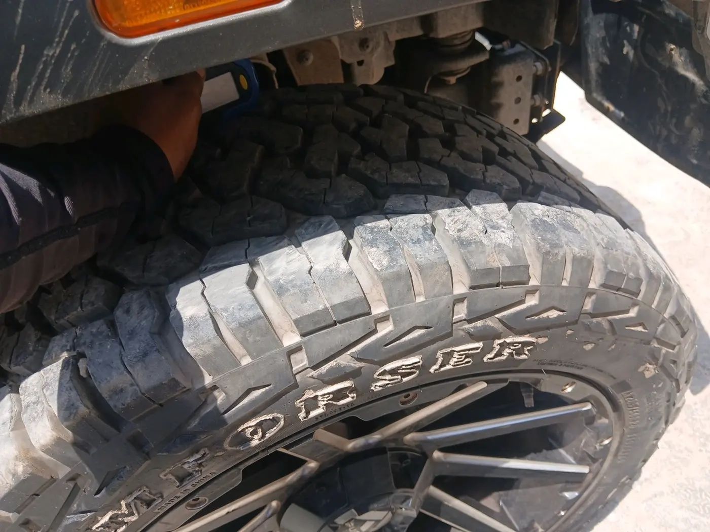 2023 Mahindra Thar LX PETROL HT 4WD AT, Petrol, Automatic, 13,308 km, tyre