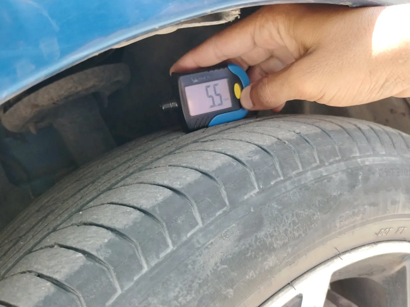 2018 Ford Ecosport TITANIUM 1.5L SIGNATURE EDITION (SUNROOF) DIESEL, Diesel, Manual, 1,35,486 km, tyre