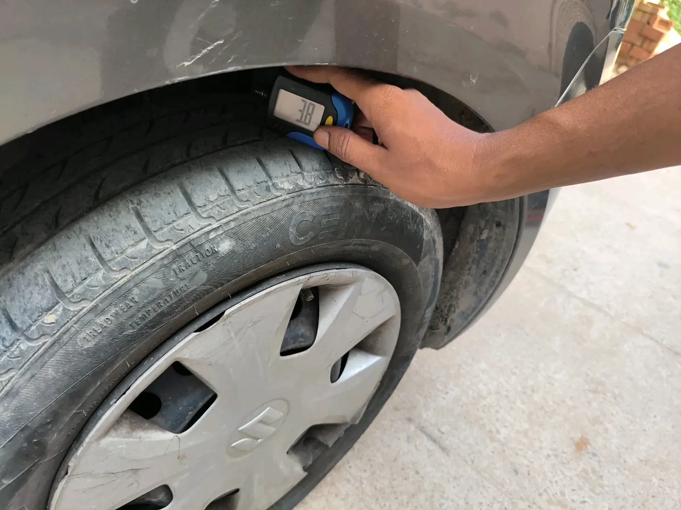 2021 Maruti New Wagon-R VXI 1.0, CNG, Manual, 94,849 km, tyre