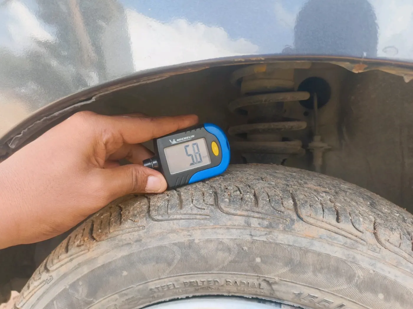 2015 Maruti Alto K10 VXI AMT, Petrol, Automatic, 98,669 km, tyre