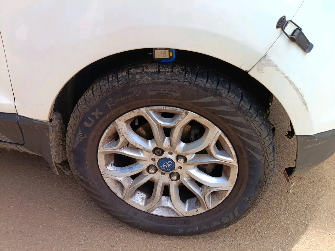 2014 Ford Ecosport TITANIUM 1.5L DIESEL, Diesel, Manual, 98,656 km, tyre