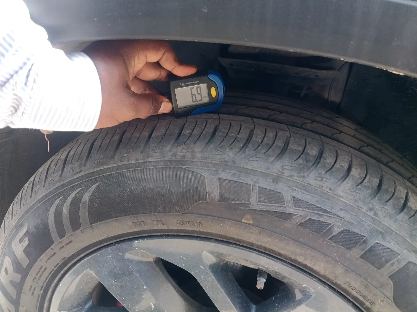2023 Tata Safari XT PLUS, Diesel, Manual, 51,179 km, tyre