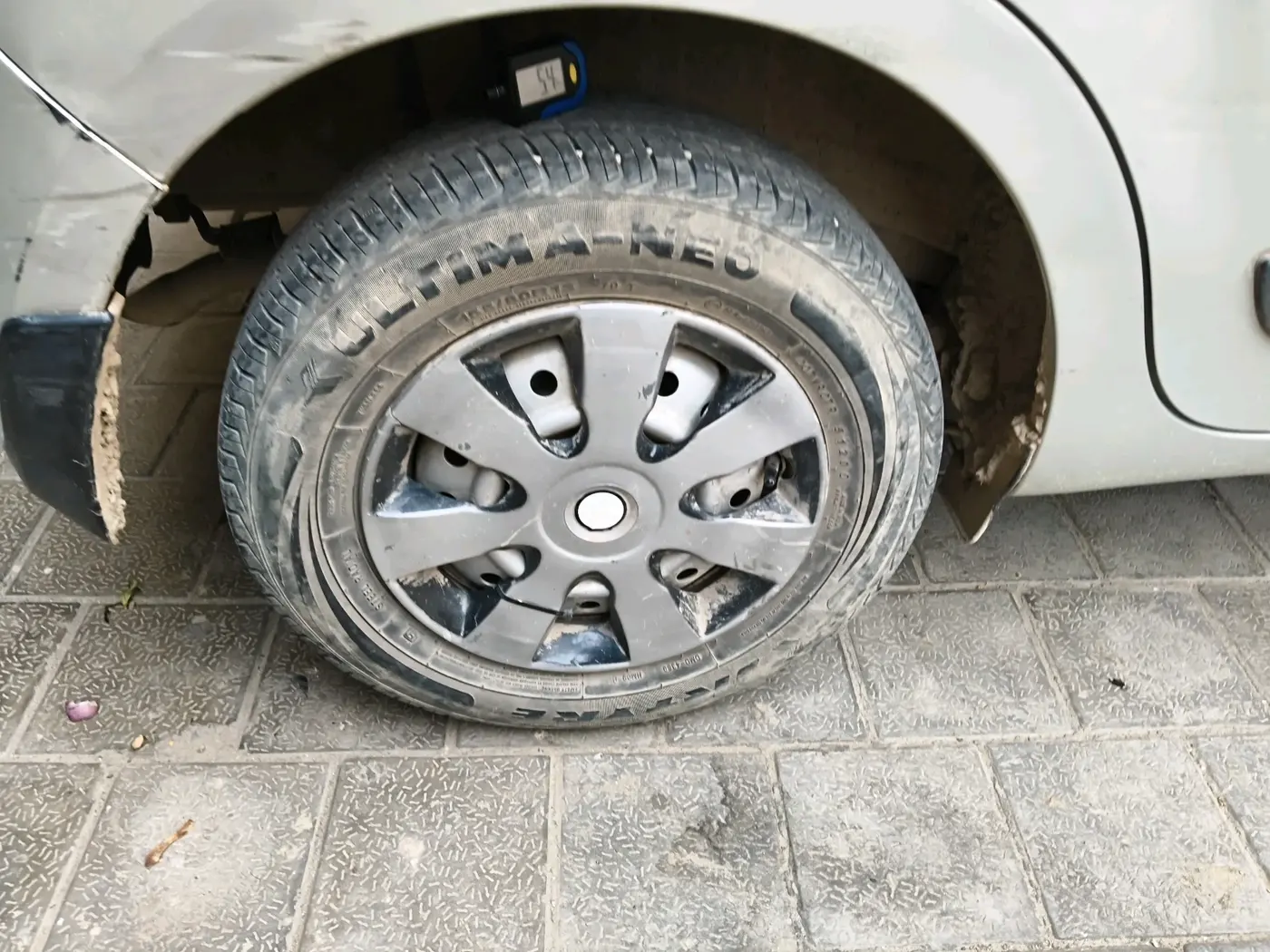 2021 Maruti New Wagon-R LXI CNG (O) 1.0, CNG, Manual, 53,393 km, tyre
