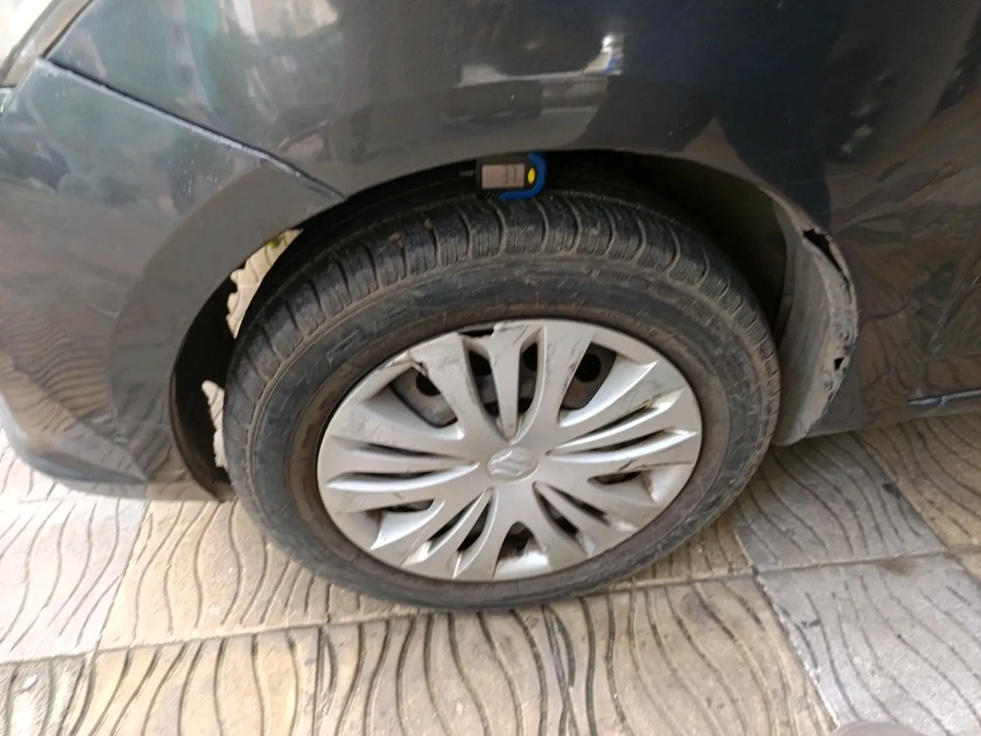 2014 Maruti Ertiga VXI CNG, CNG, Manual, 1,26,103 km, tyre