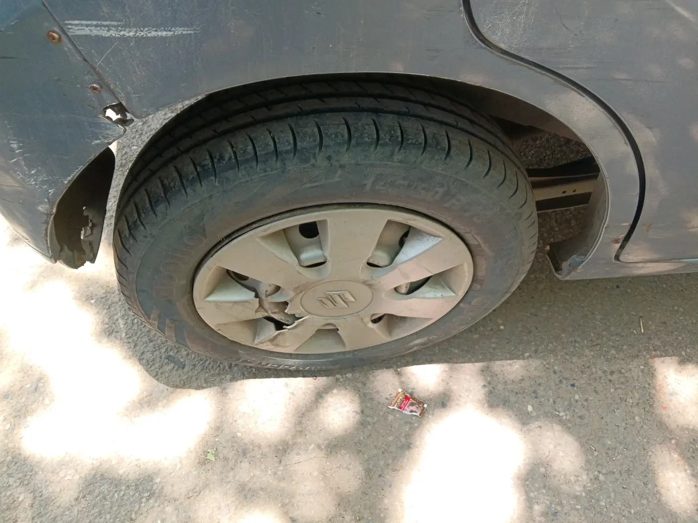 2013 Maruti Wagon R 1.0 LXI CNG, CNG, Manual, 62,729 km, tyre