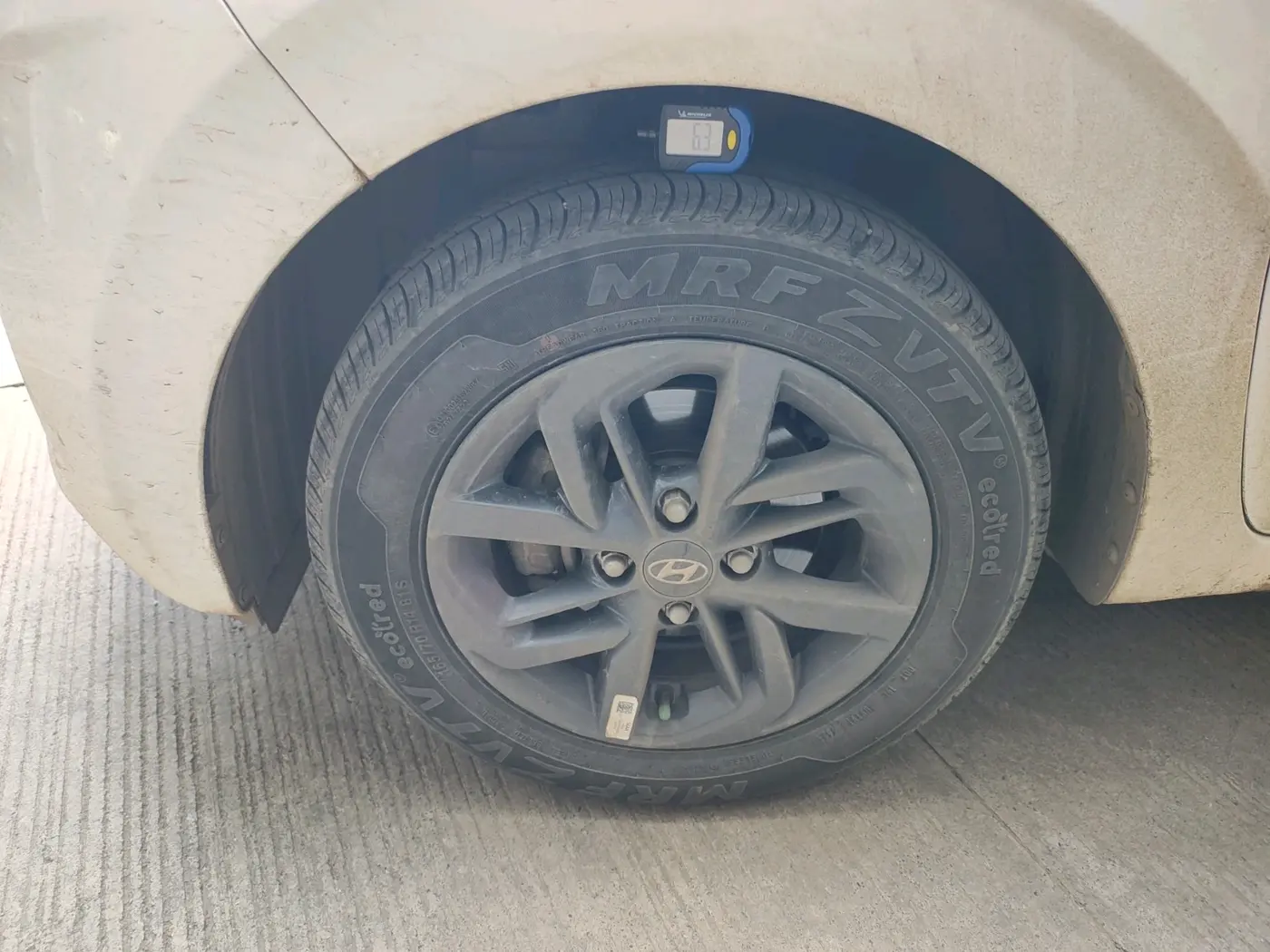 2022 Hyundai GRAND I10 NIOS SPORTZ 1.2 KAPPA VTVT CNG, CNG, Manual, 1,38,908 km, tyre