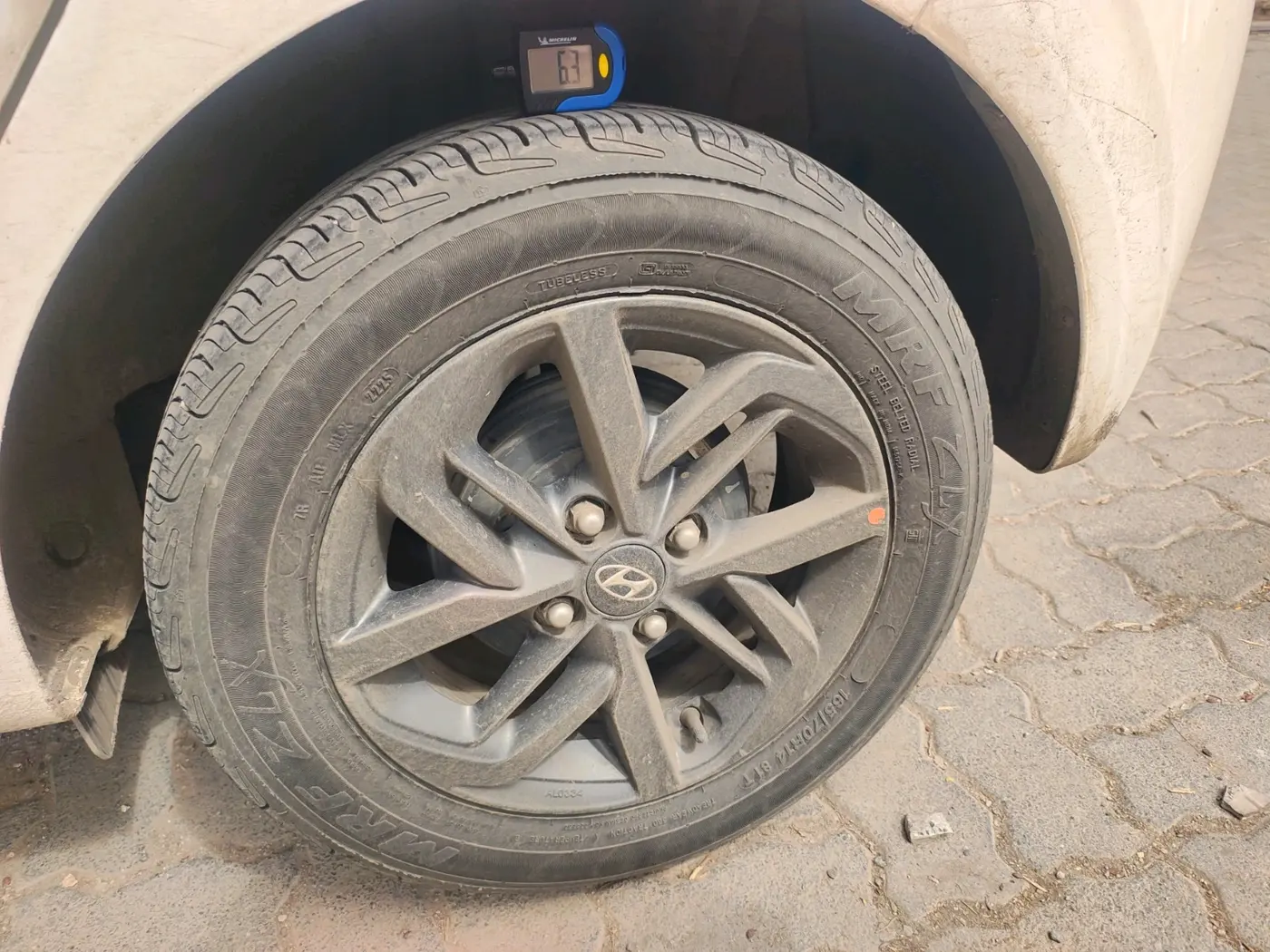 2022 Hyundai GRAND I10 NIOS SPORTZ 1.2 KAPPA VTVT CNG, CNG, Manual, 1,38,908 km, tyre