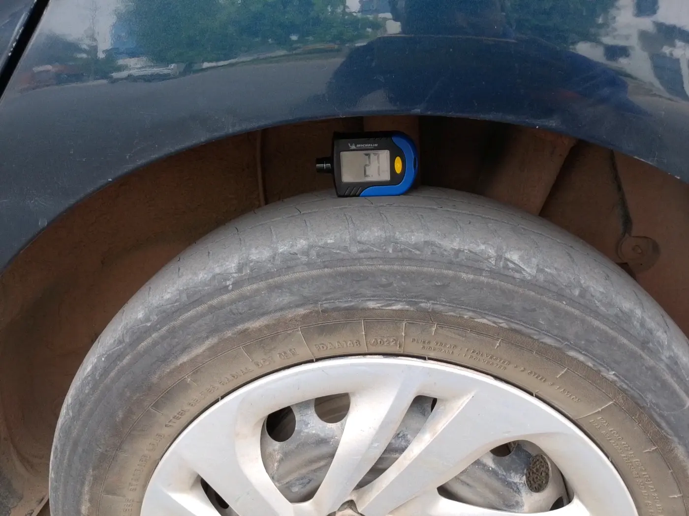 2022 Hyundai AURA S 1.2 CNG, CNG, Manual, 78,255 km, tyre