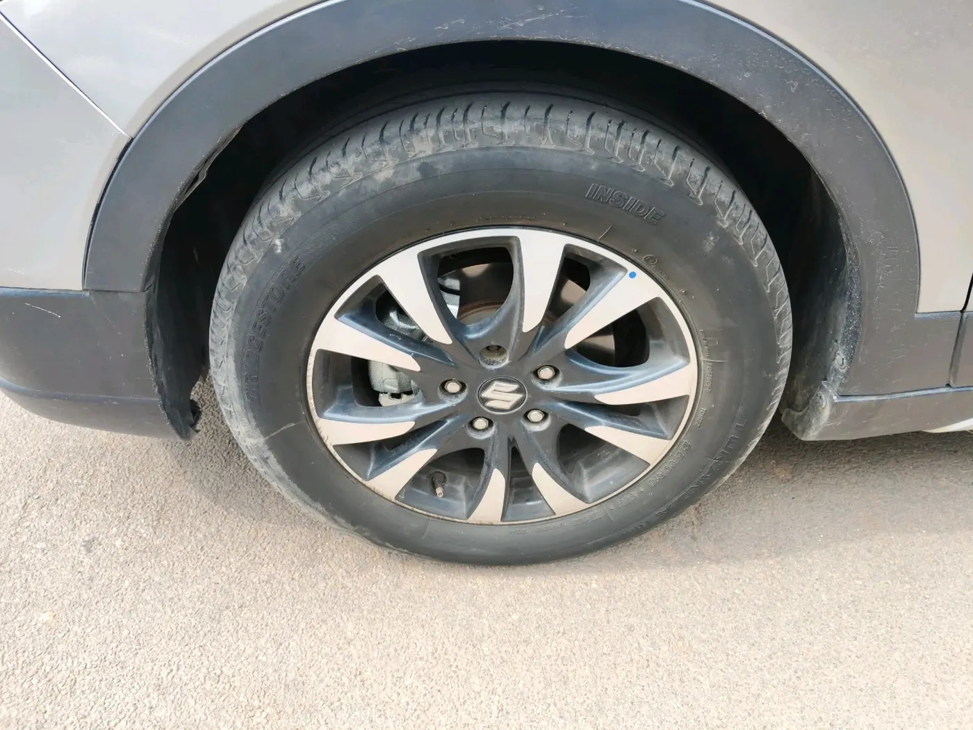 2020 Maruti S Cross ZETA 1.5, Petrol, Manual, 1,49,577 km, tyre