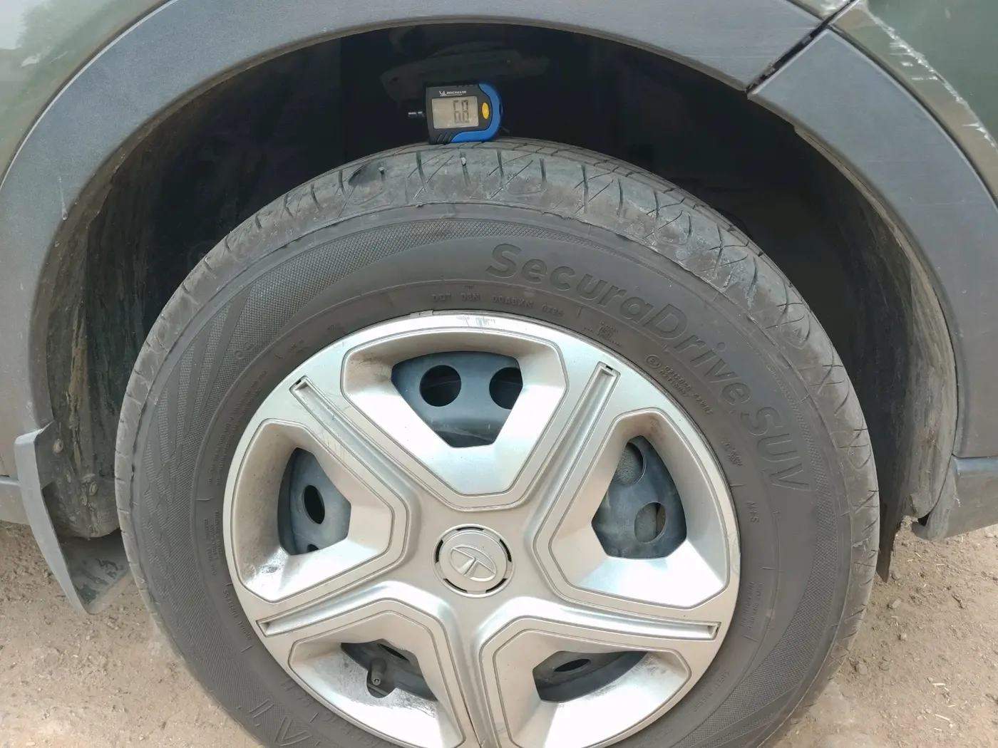 2021 Tata NEXON XM SUNROOF PETROL, Petrol, Manual, 94,458 km, tyre