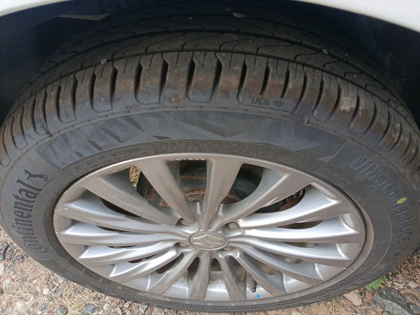 2017 Maruti Ciaz ALPHA 1.4 PETROL, Petrol, Manual, 80,144 km, tyre