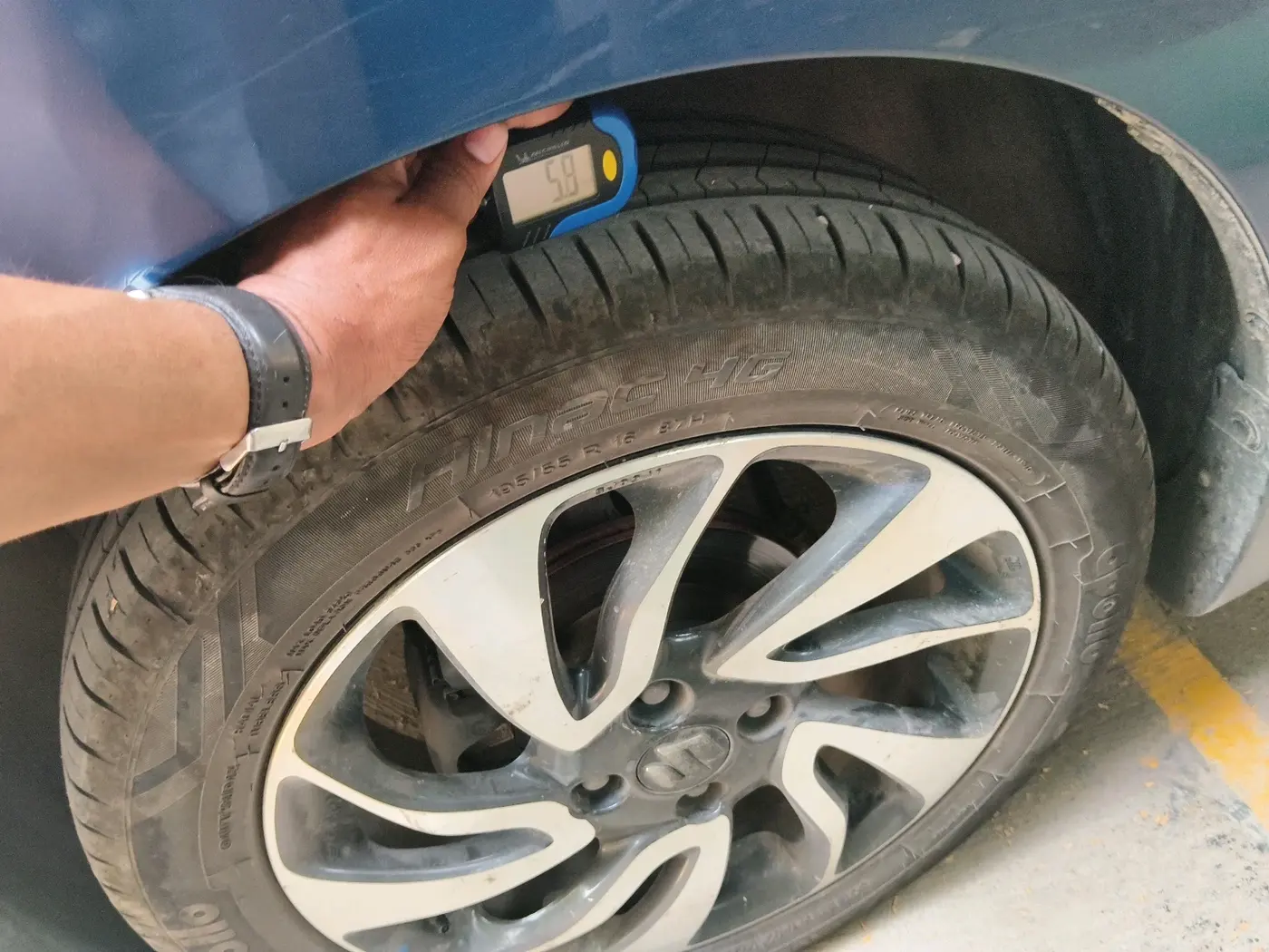 2019 Maruti Baleno ALPHA CVT PETROL 1.2, Petrol, Automatic, 41,145 km, tyre