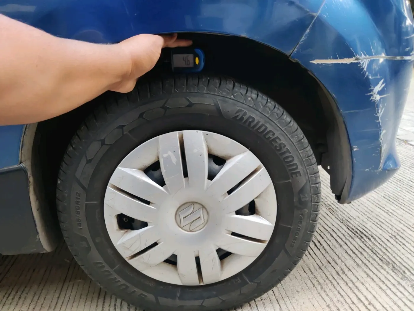 2013 Maruti Alto 800 LXI CNG, CNG, Manual, 91,852 km, tyre