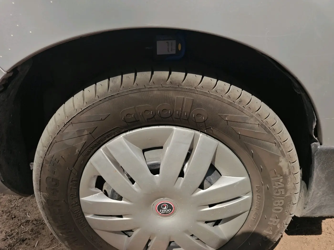 2012 Maruti Alto 800 LXI, CNG, Manual, 67,109 km, tyre
