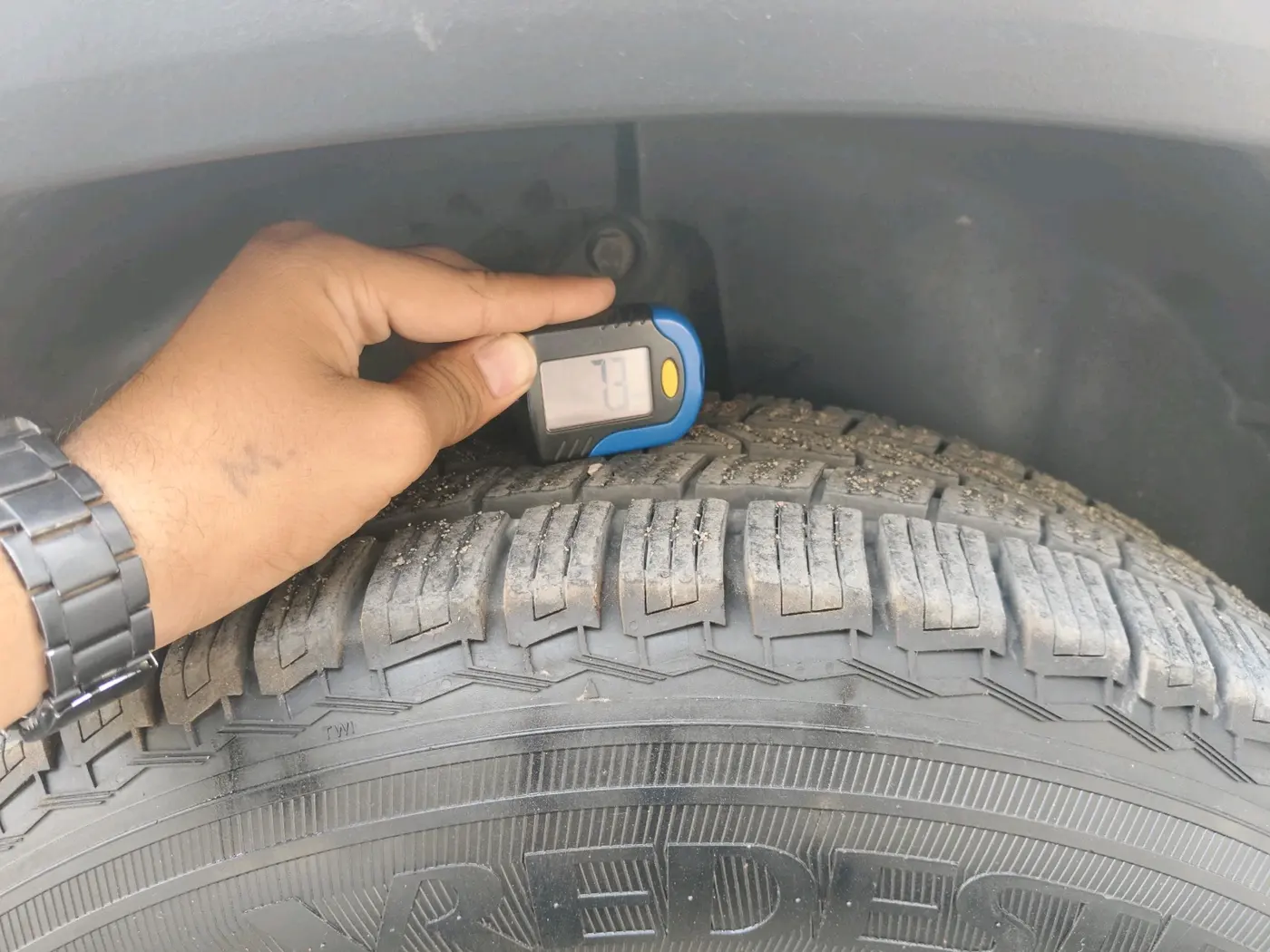 2022 Tata Harrier XZA PLUS 2.0L, Diesel, Automatic, 76,334 km, tyre