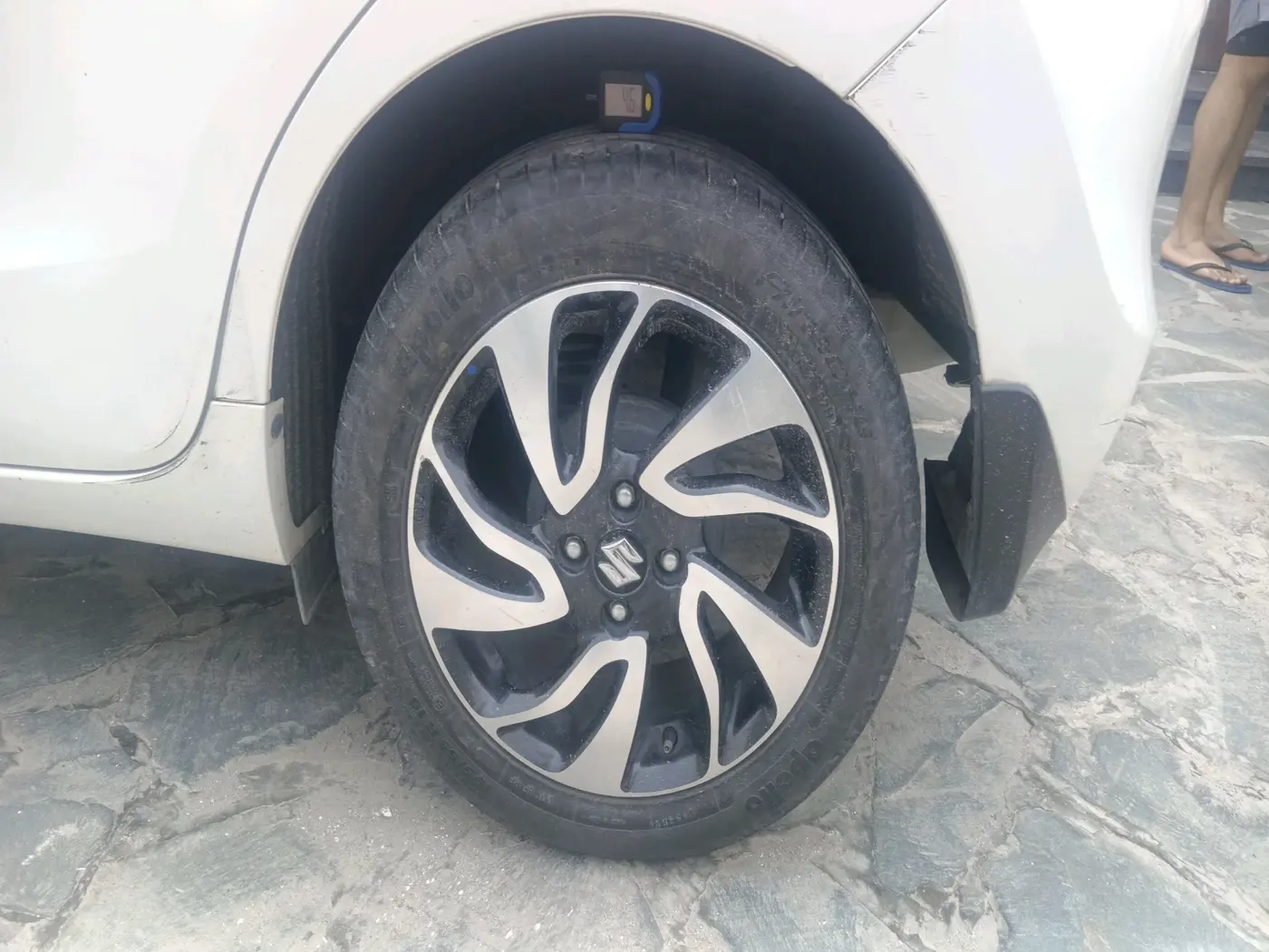 2019 Maruti Baleno ALPHA CVT PETROL 1.2, Petrol, Automatic, 48,553 km, tyre