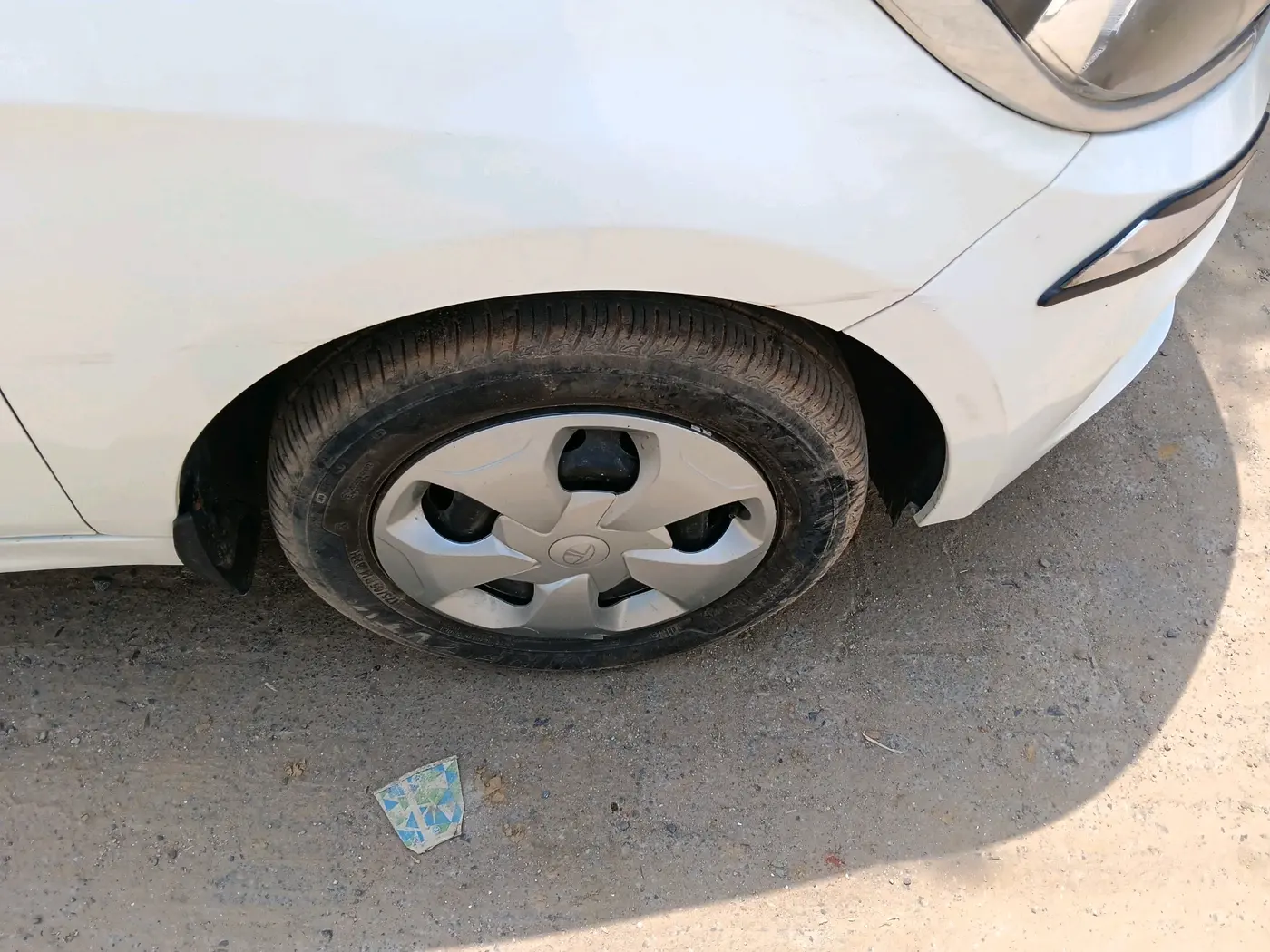 2024 Tata Tiago XM CNG, CNG, Manual, 13,387 km, tyre