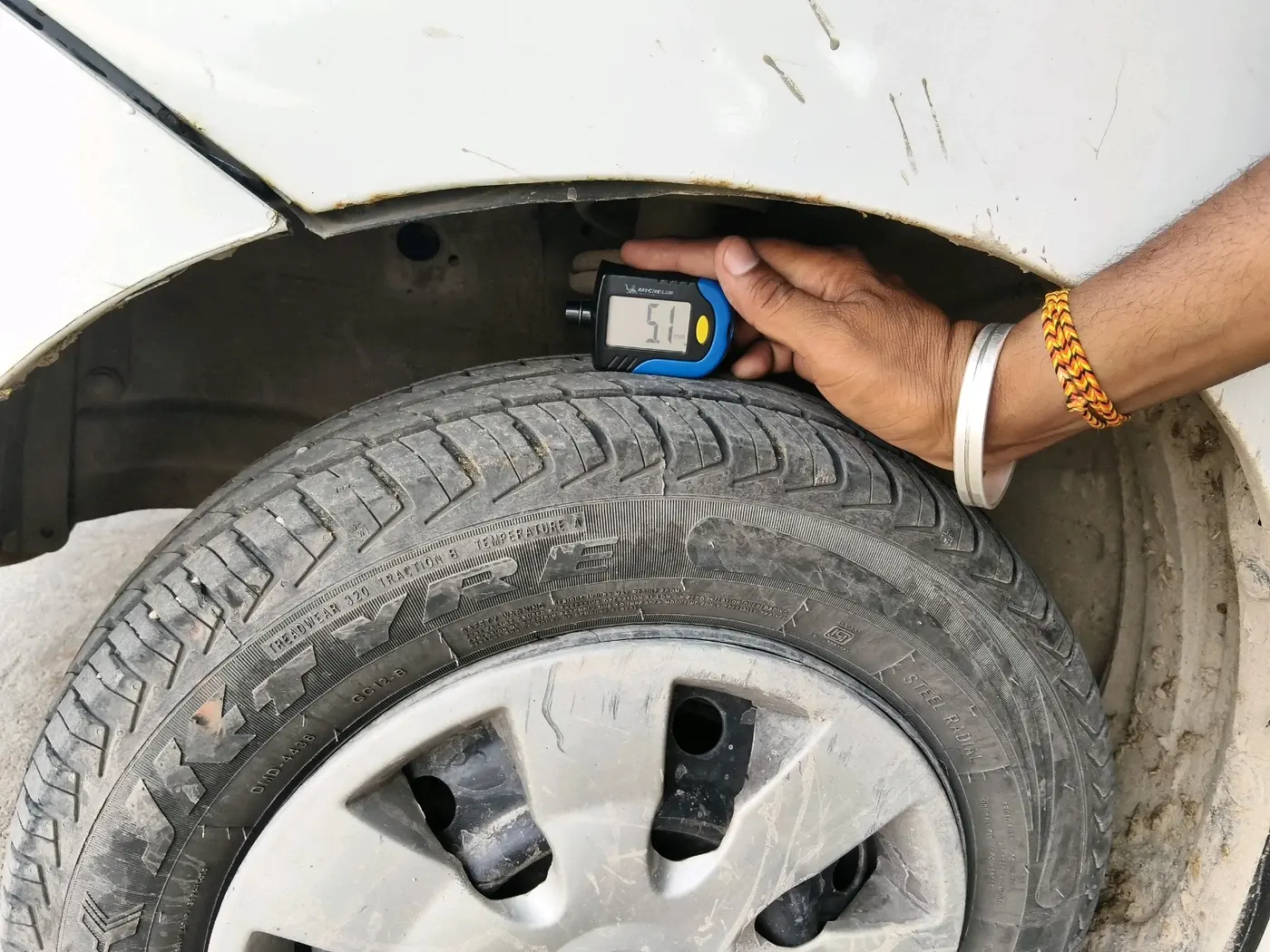 2016 Maruti Wagon R 1.0 LXI CNG, CNG, Manual, 78,383 km, tyre