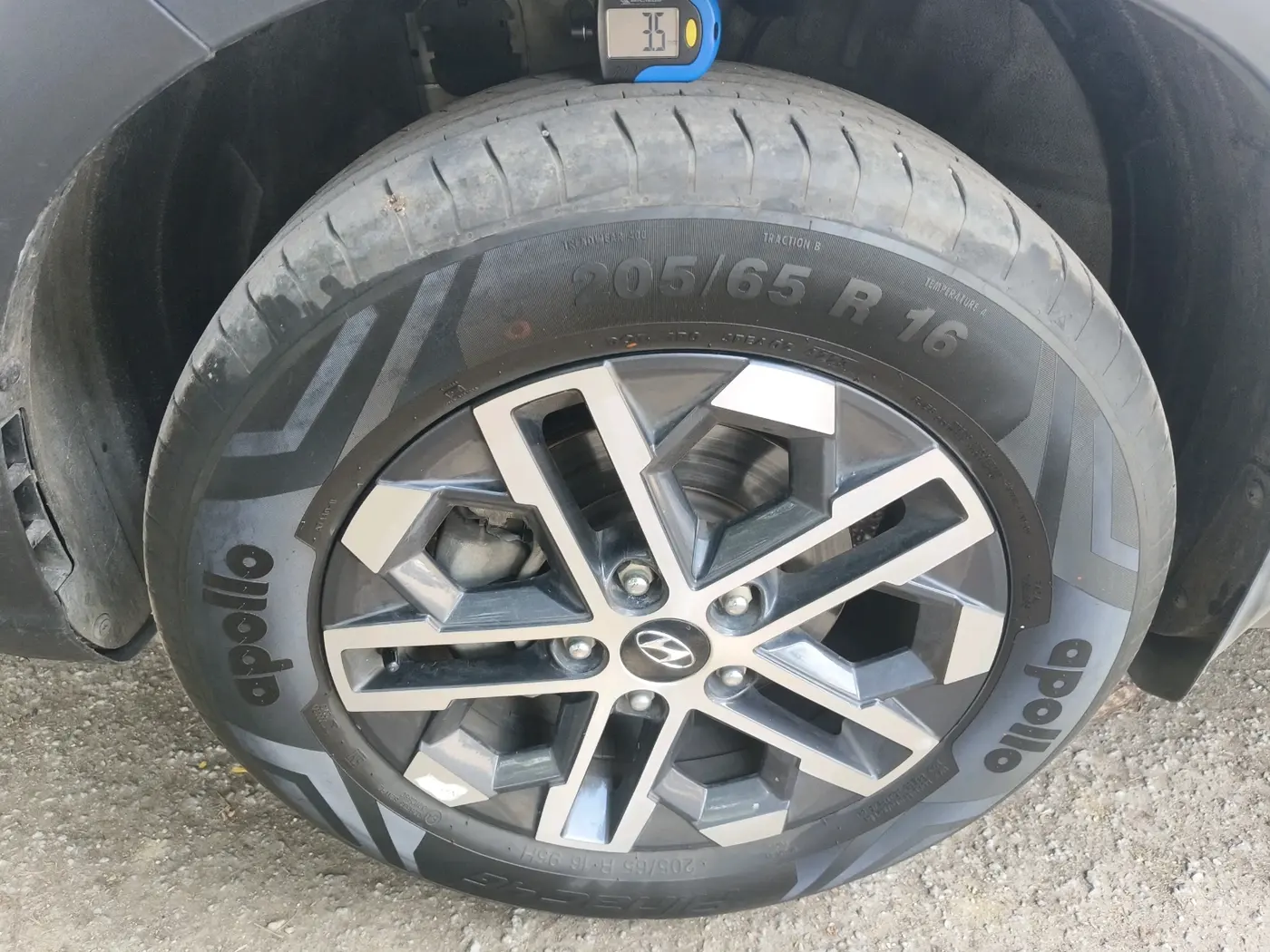 2019 Hyundai VENUE S 1.0 TURBO MT, Petrol, Manual, 86,567 km, tyre
