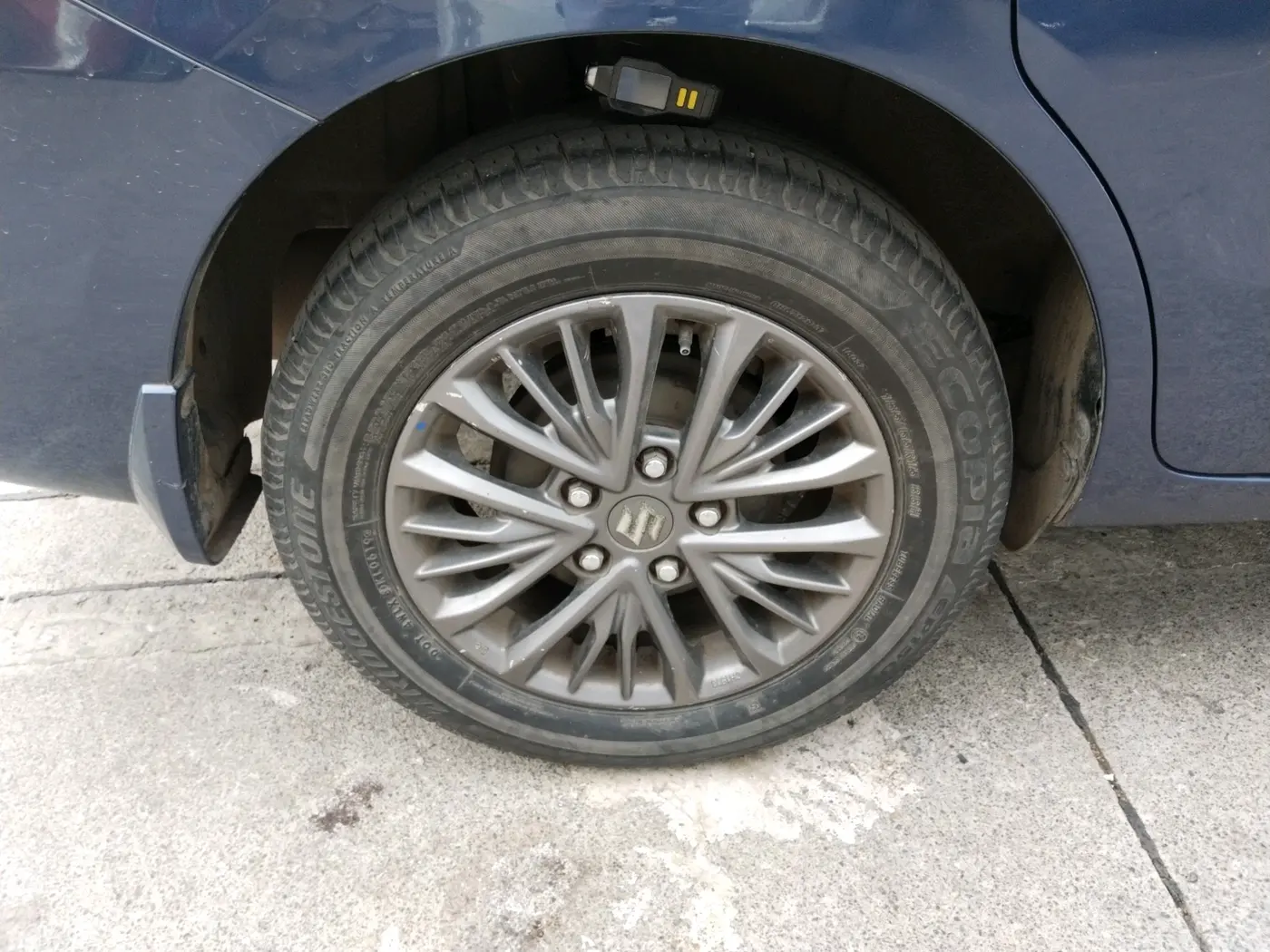 2019 Maruti Ertiga ZXI AT SHVS, Petrol, Automatic, 42,412 km, tyre