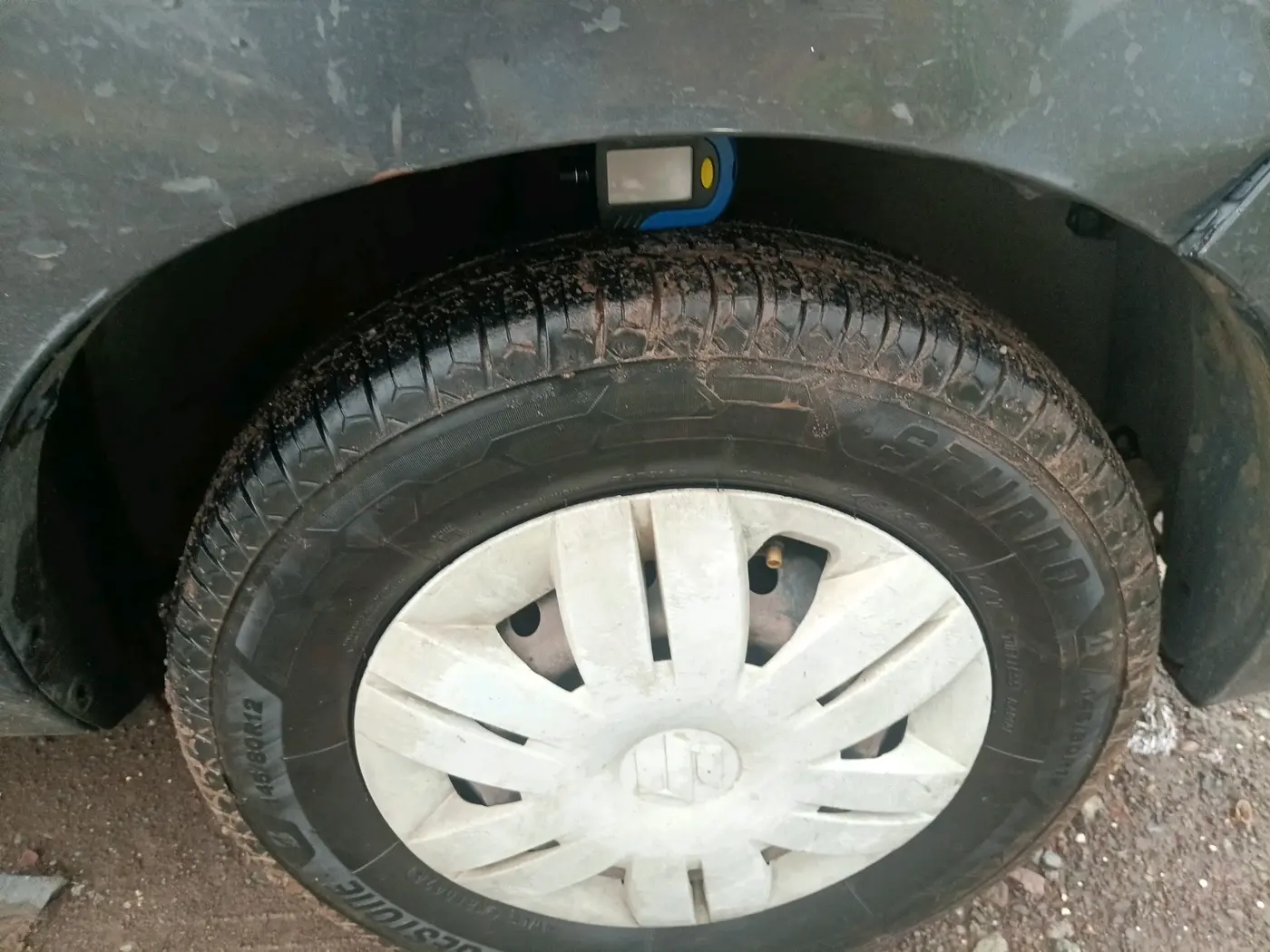 2017 Maruti Alto 800 LXI CNG, CNG, Manual, 1,67,715 km, tyre