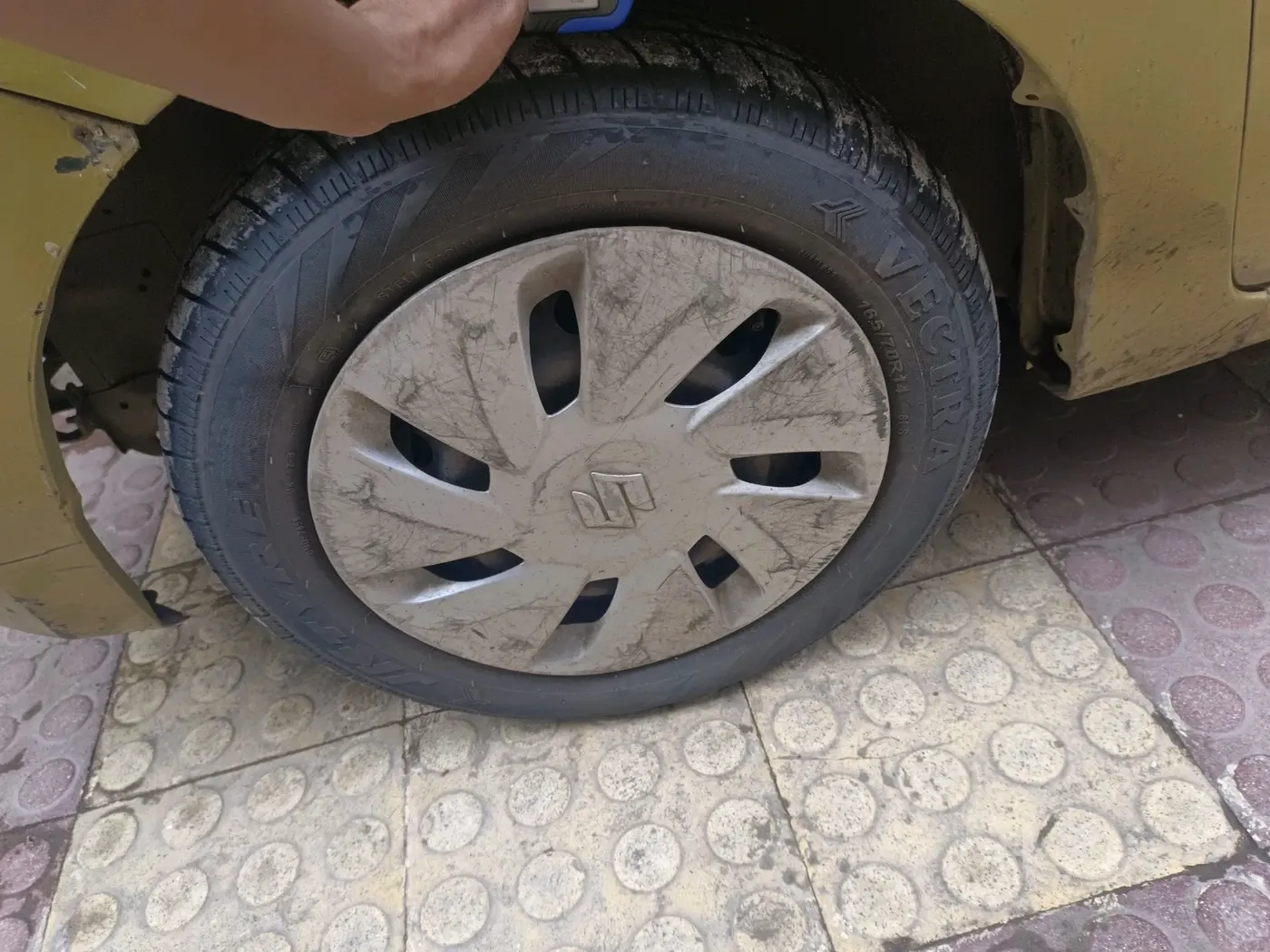 2014 Maruti Celerio VXI, Petrol, Manual, 53,313 km, tyre