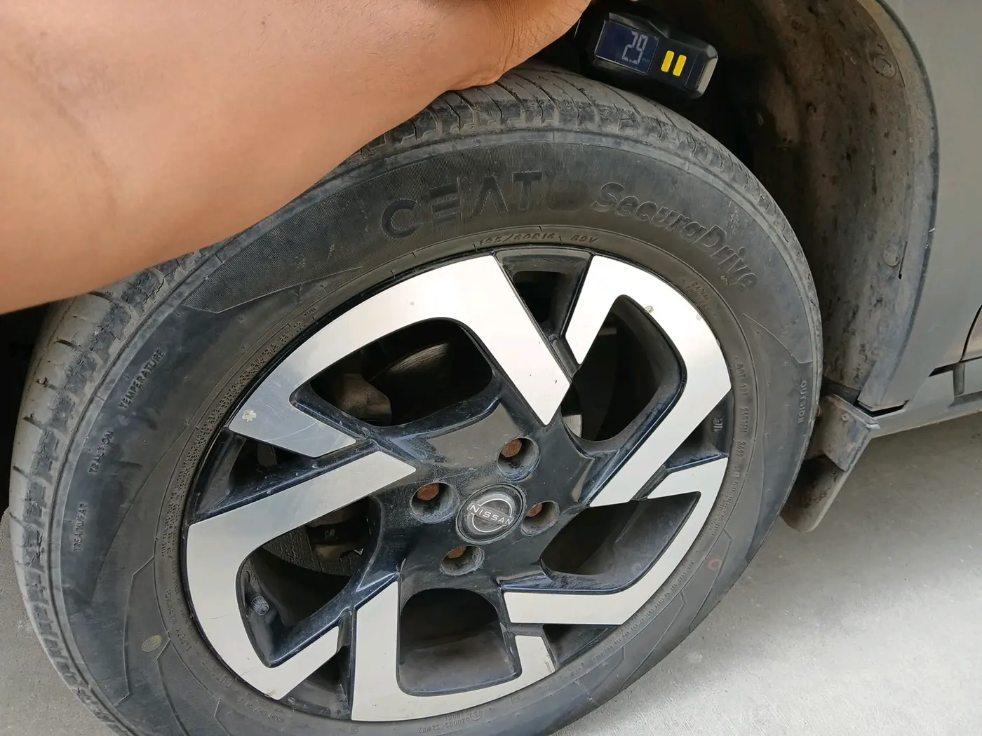 2021 Nissan MAGNITE XV MT, Petrol, Manual, 70,039 km, tyre