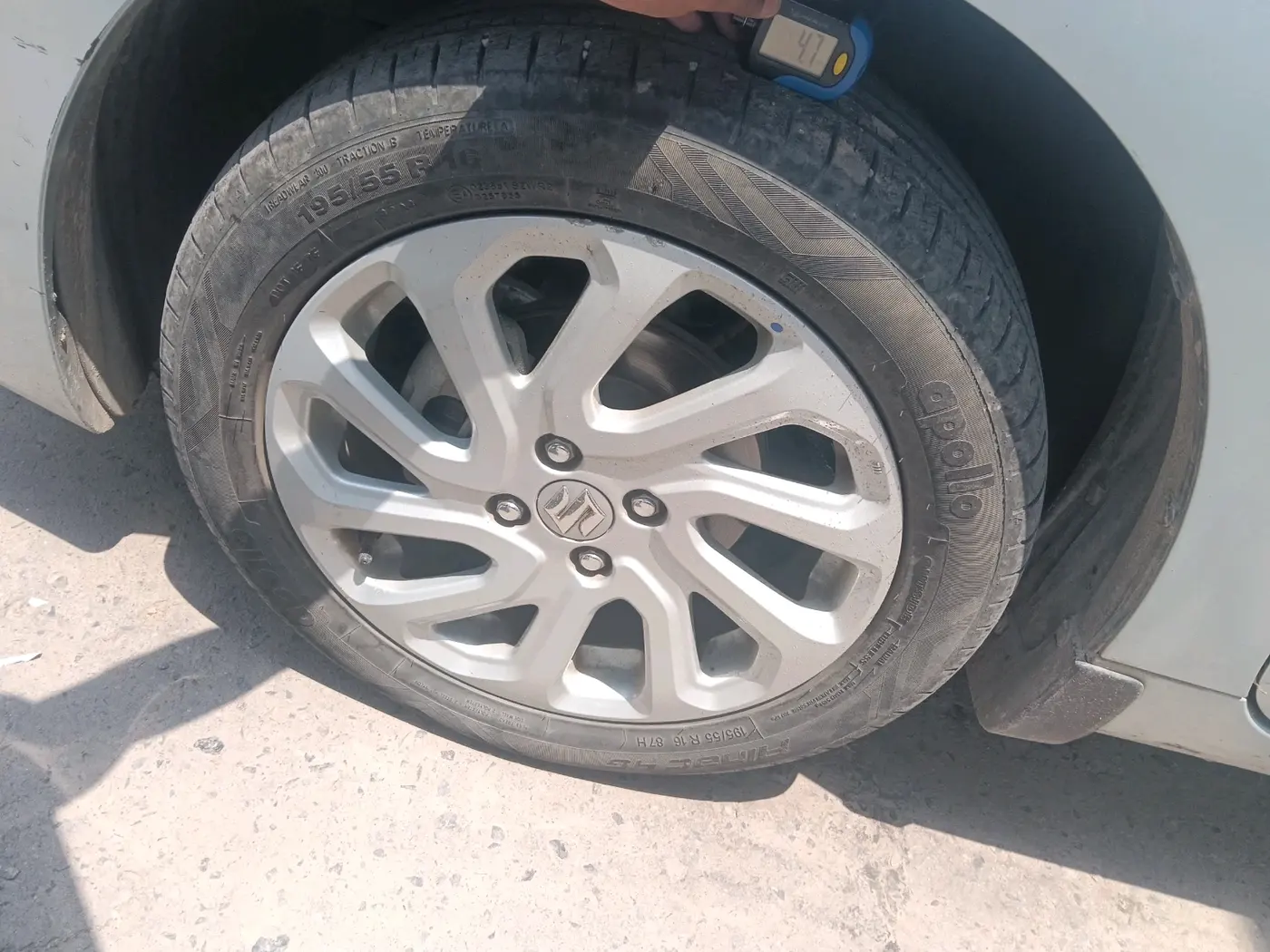 2023 Maruti Baleno ZETA PETROL 1.2, Petrol, Manual, 41,229 km, tyre
