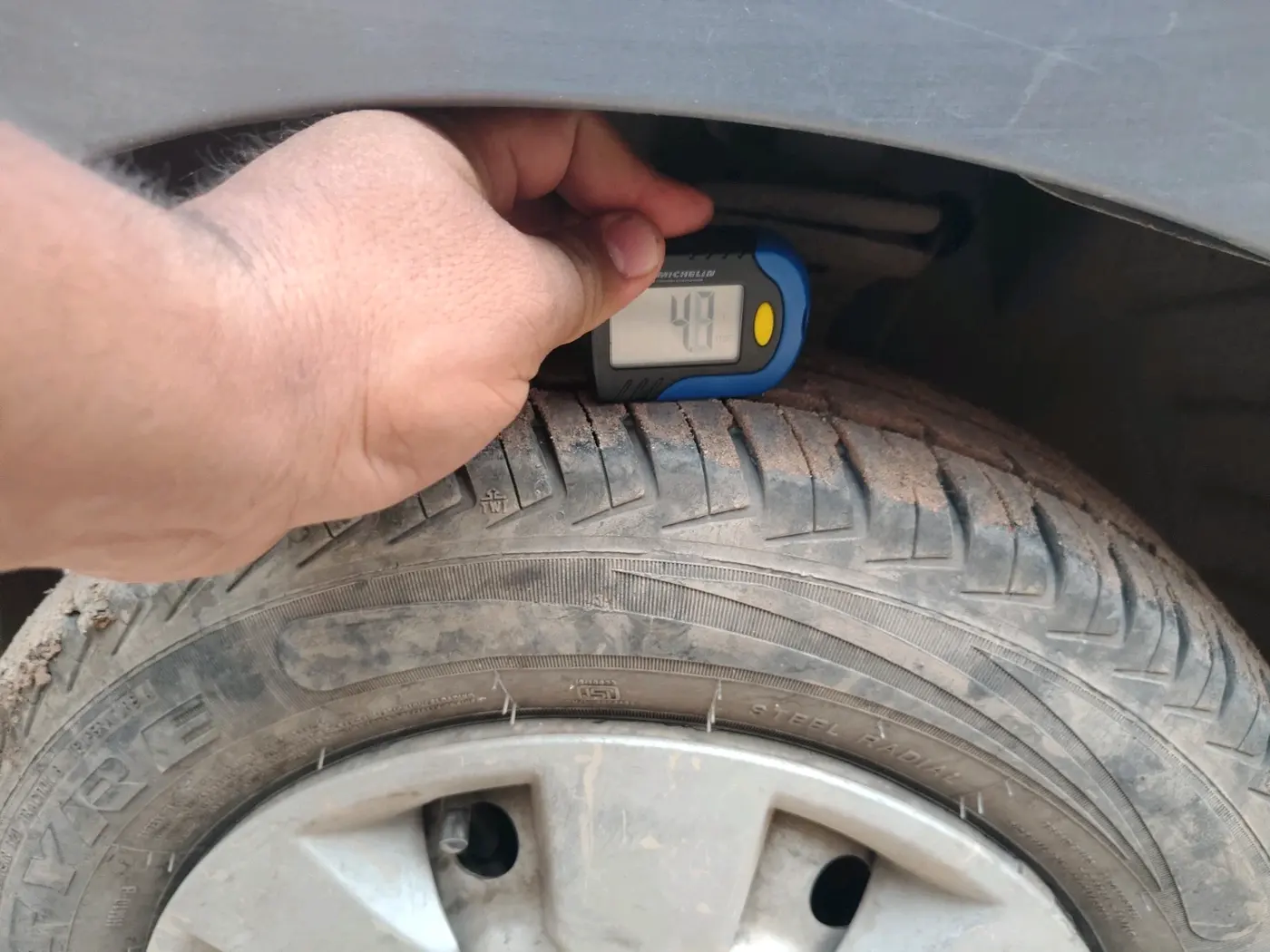 2018 Maruti Wagon R 1.0 LXI CNG, CNG, Manual, 77,814 km, tyre