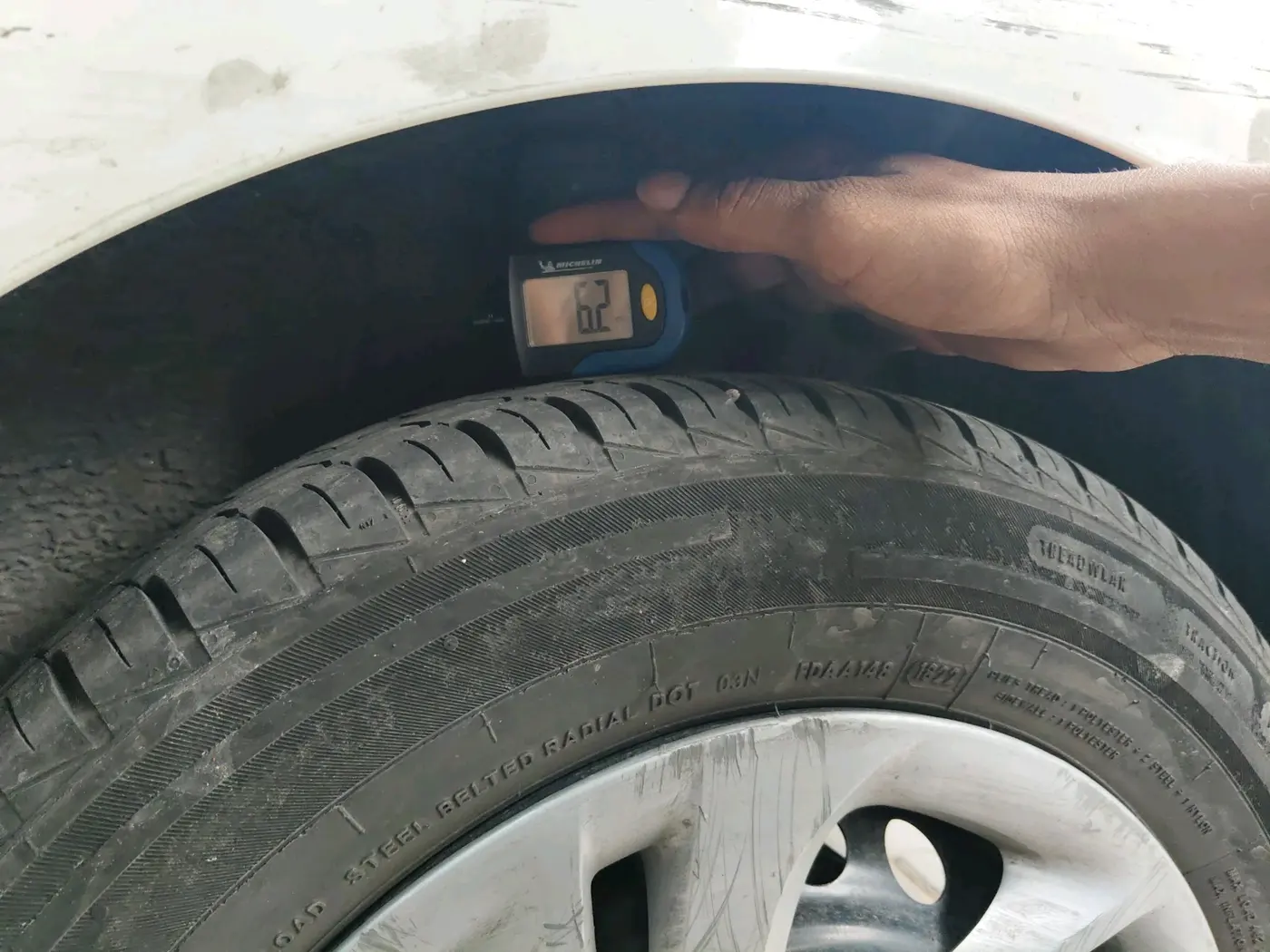 2022 Hyundai AURA S 1.2 CNG, CNG, Manual, 48,541 km, tyre
