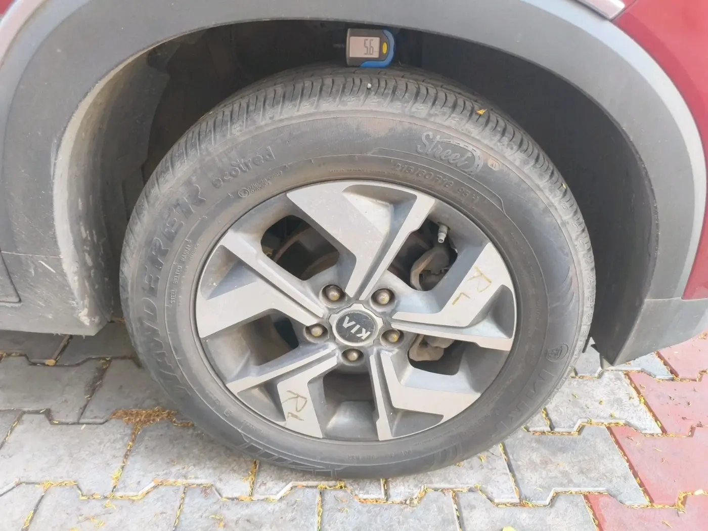 2020 KIA SONET HTX PLUS 1.0 IMT, Petrol, Manual, 21,860 km, tyre