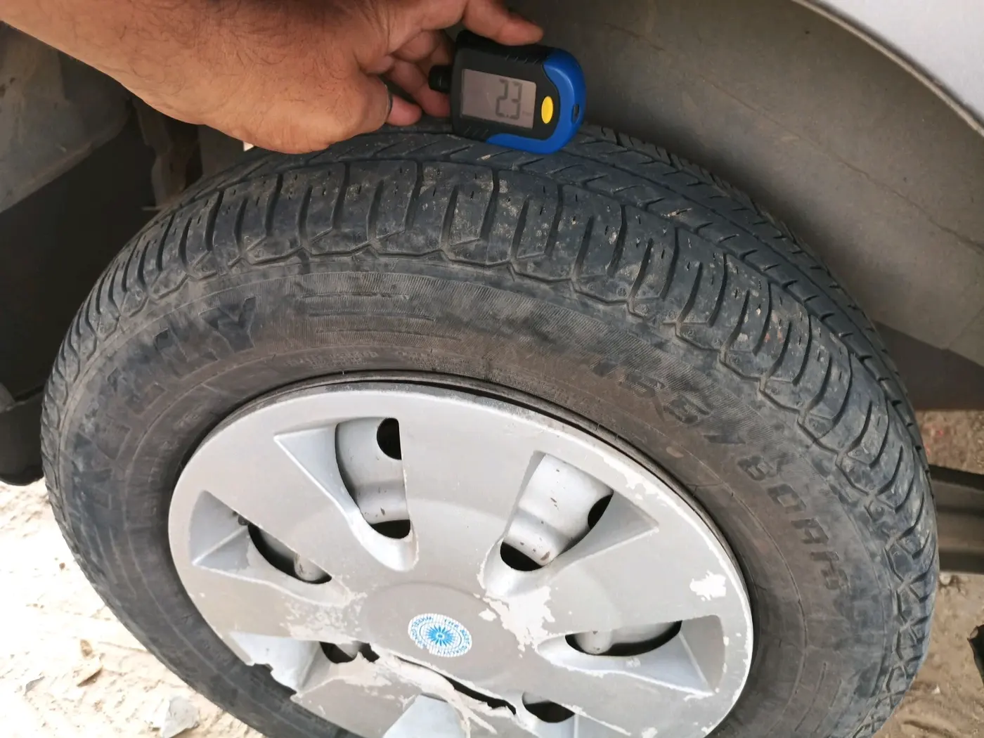 2018 Maruti Wagon R 1.0 LXI CNG, CNG, Manual, 58,261 km, tyre