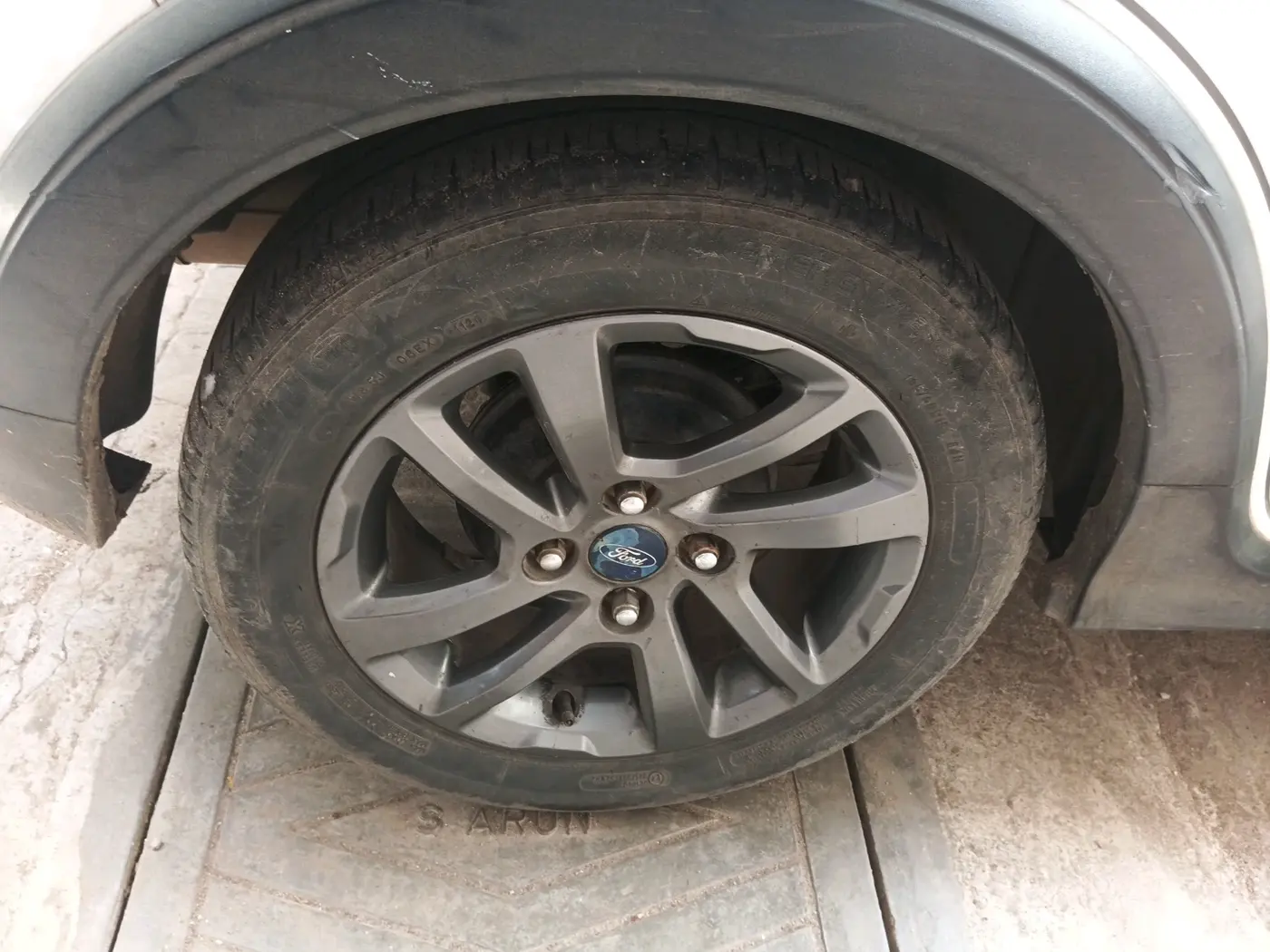 2018 Ford FREESTYLE TITANIUM 1.5 DIESEL, Diesel, Manual, 1,31,572 km, tyre
