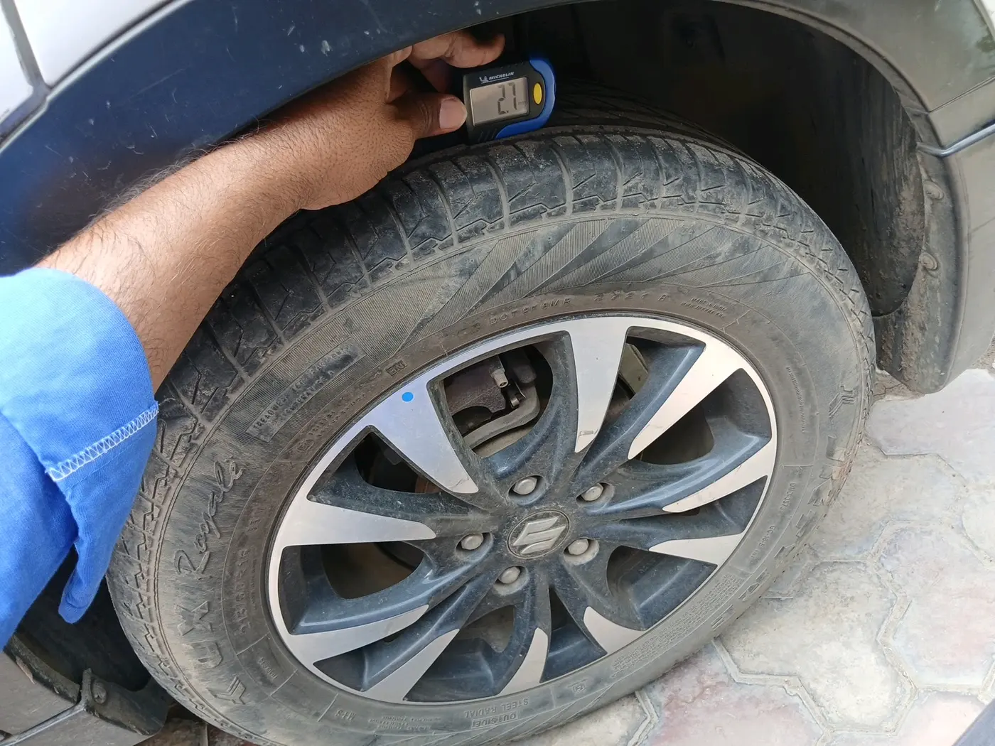 2021 Maruti S Cross ZETA AT 1.5, Petrol, Automatic, 30,702 km, tyre