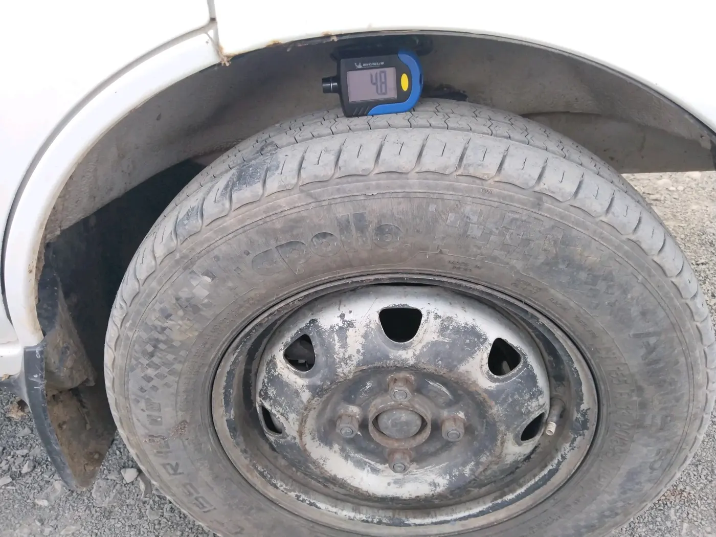 2019 Maruti Eeco 5 STR WITH A/C+HTR, CNG, Manual, 1,58,385 km, tyre