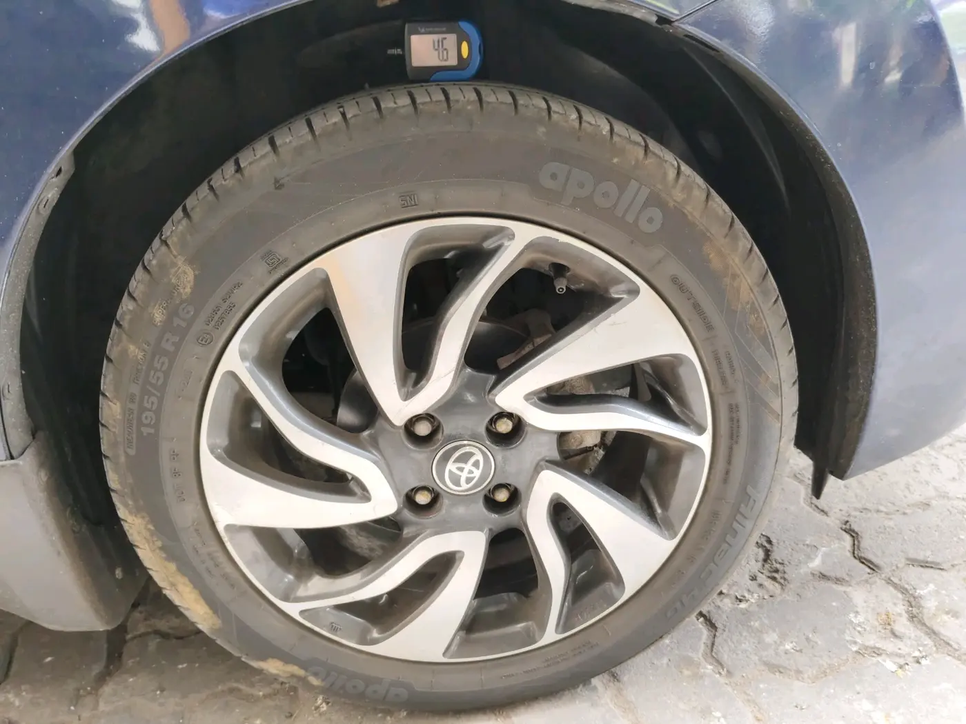 2020 Toyota Glanza G CVT, Petrol, Automatic, 36,384 km, tyre
