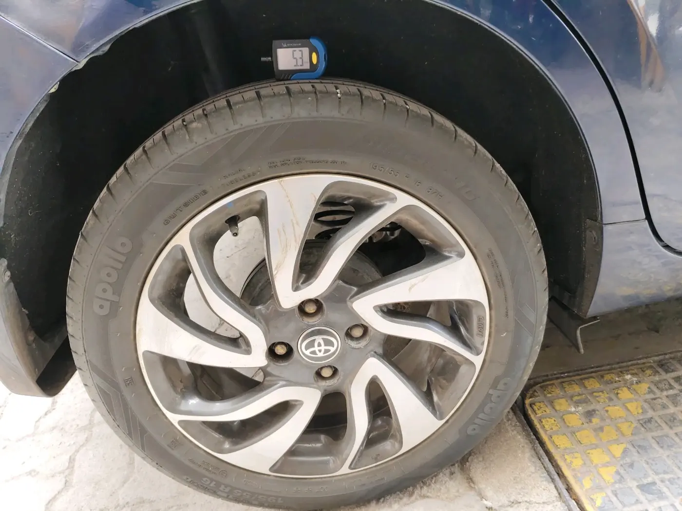 2020 Toyota Glanza G CVT, Petrol, Automatic, 36,384 km, tyre