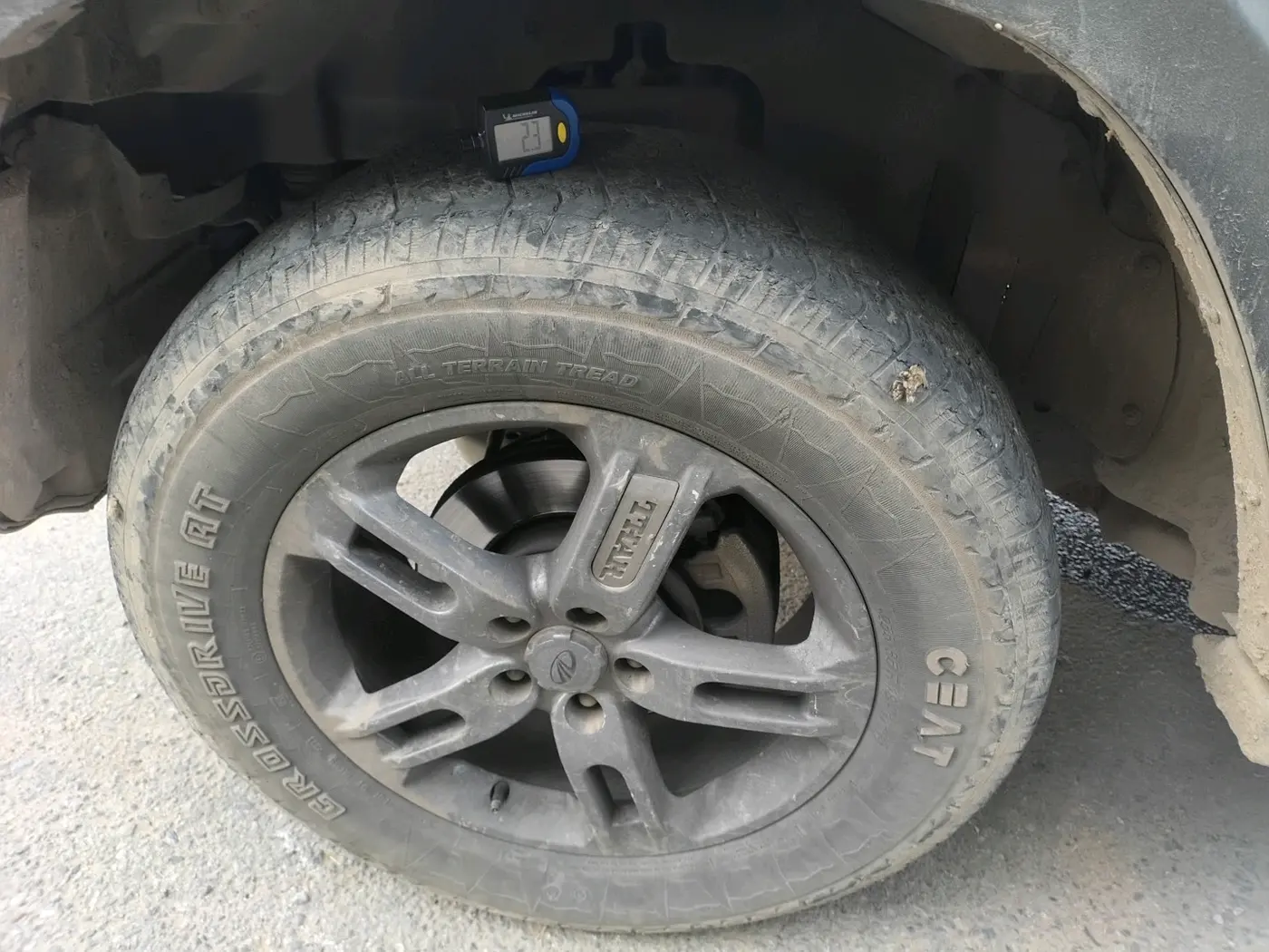 2021 Mahindra Thar LX D AT 4WD HT, Diesel, Automatic, 77,119 km, tyre