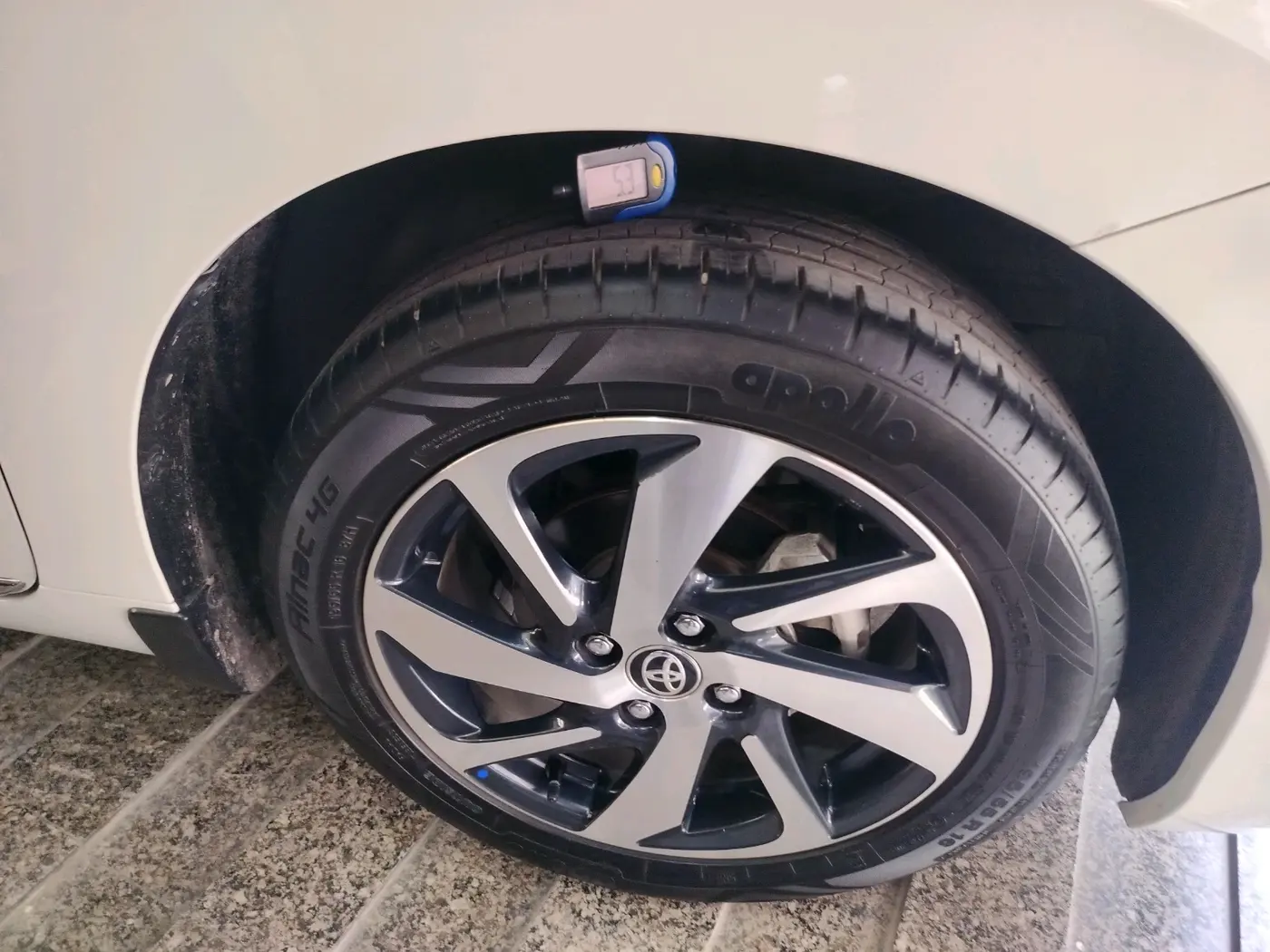 2024 Toyota Glanza G E-CNG, CNG, Manual, 54,626 km, tyre