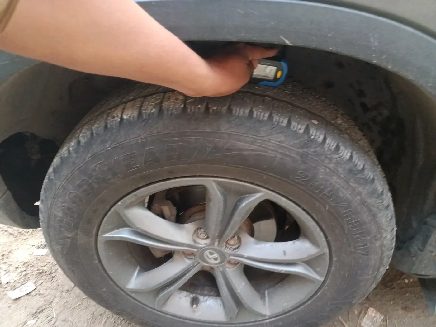 2021 Tata Harrier XZ 2.0L, Diesel, Manual, 1,56,022 km, tyre