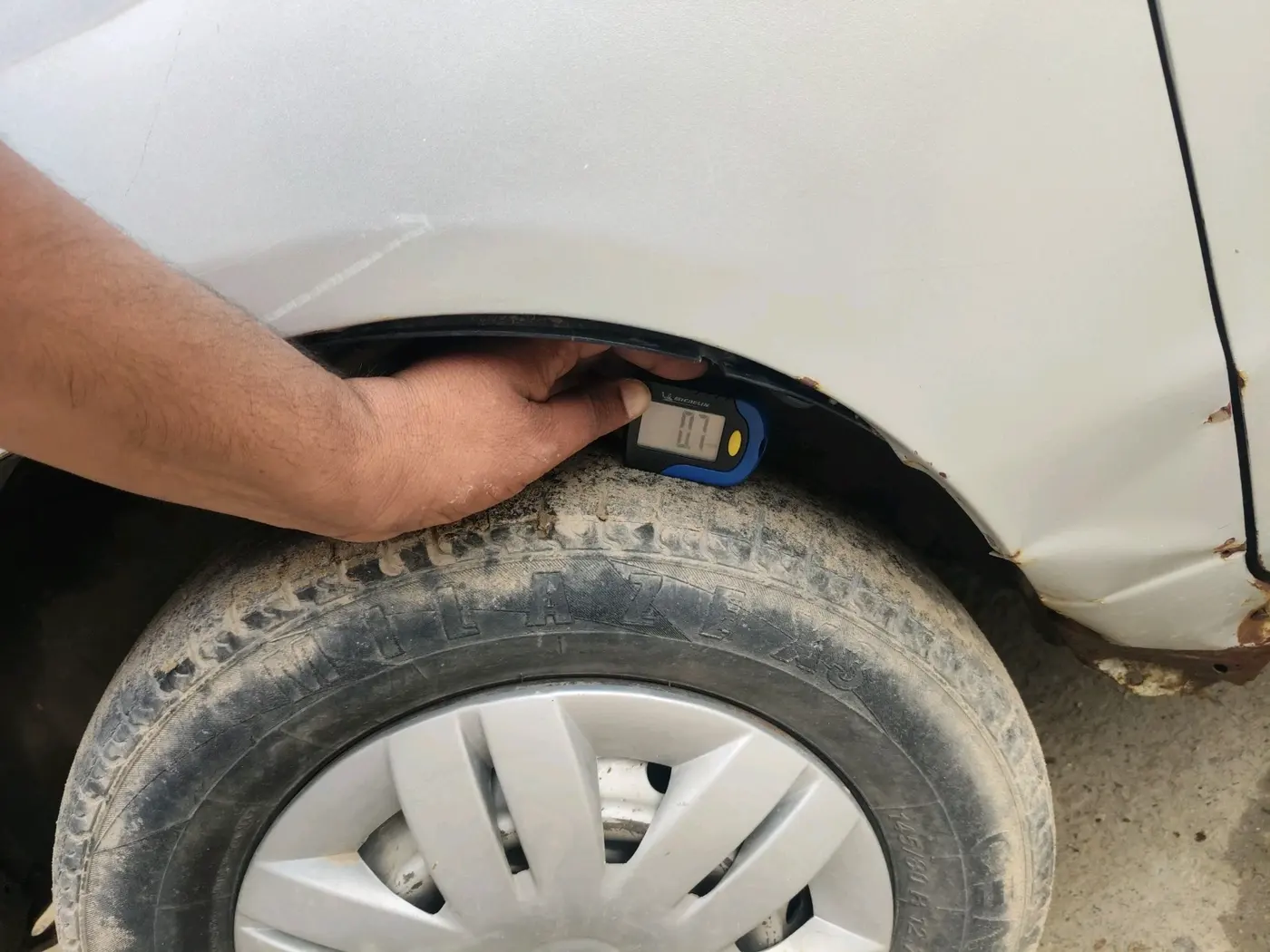 2012 Maruti Alto LX, Petrol, Manual, 68,707 km, tyre