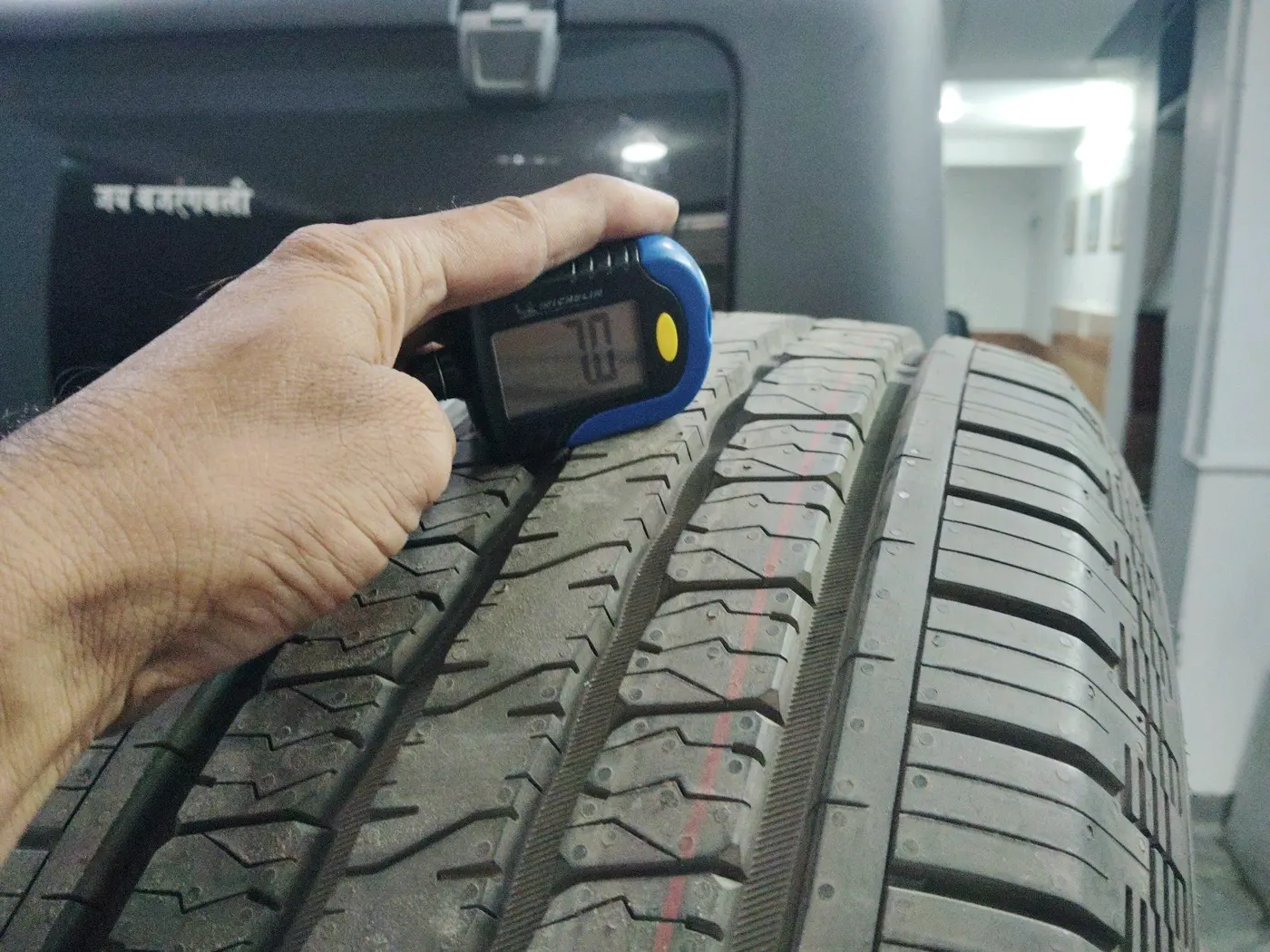 2022 Mahindra Thar LX D AT 4WD HT, Diesel, Automatic, 46,384 km, tyre