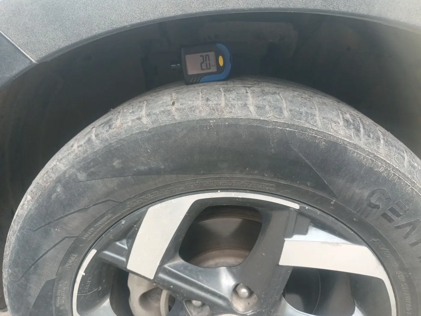 2021 Hyundai VENUE SX 1.0 (O) TURBO, Petrol, Manual, 55,862 km, tyre