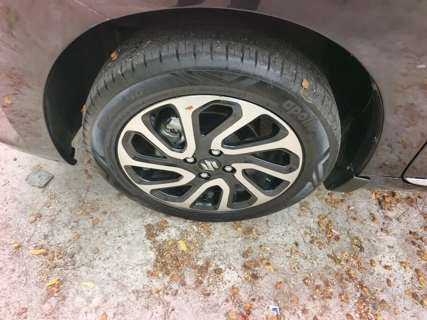2023 Maruti Baleno ALPHA PETROL 1.2, Petrol, Manual, 7,668 km, tyre